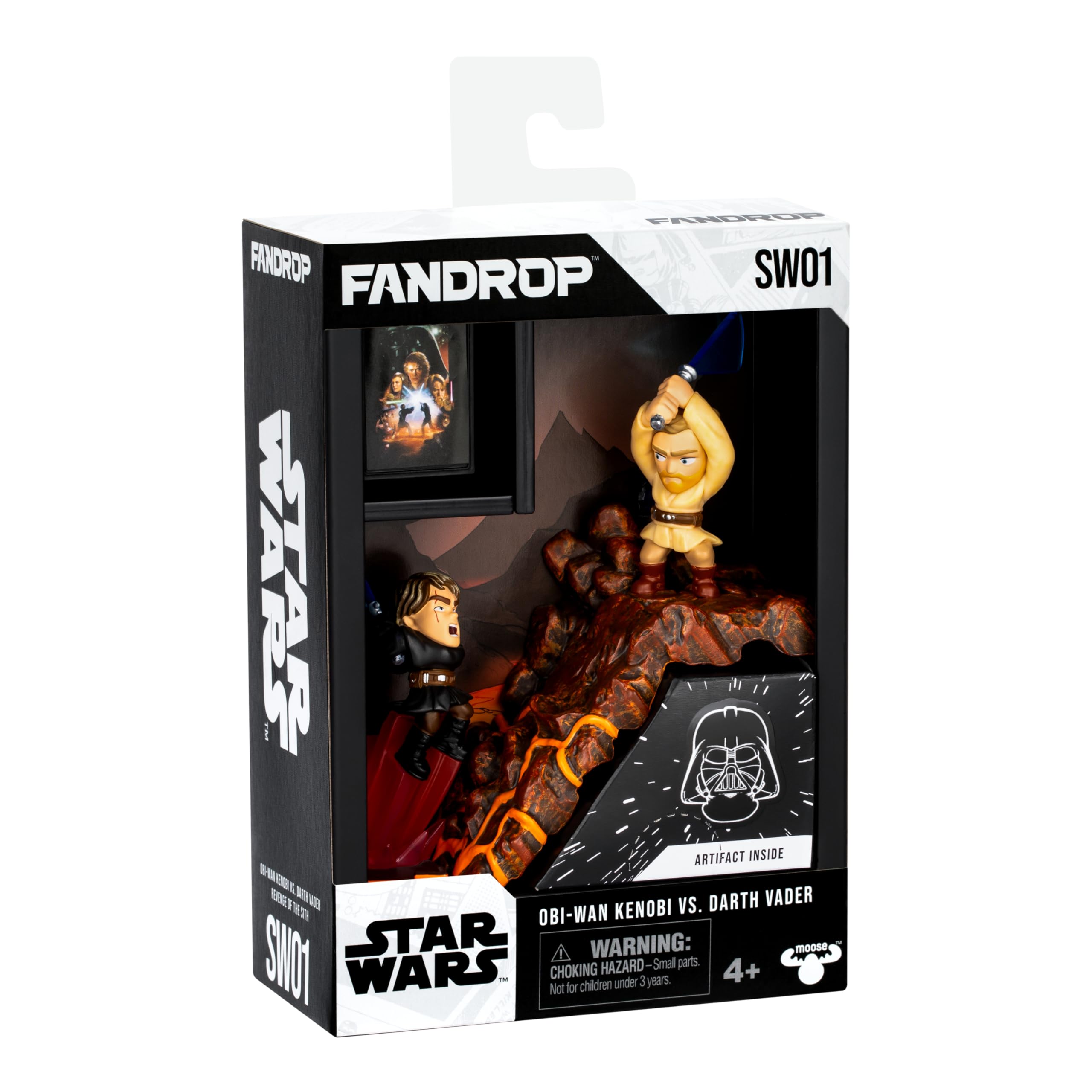 FANDROP SW01 Star Wars: Revenge of the Sith - Obi-Wan Kenobi VS. Darth Vader Diorama