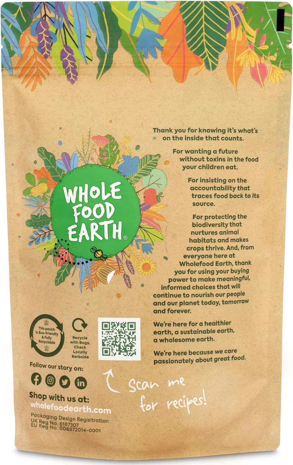 Wholefood Earth Organic Cassava Flour – 1 kg | GMO Free | Vegan | High Fibre 4