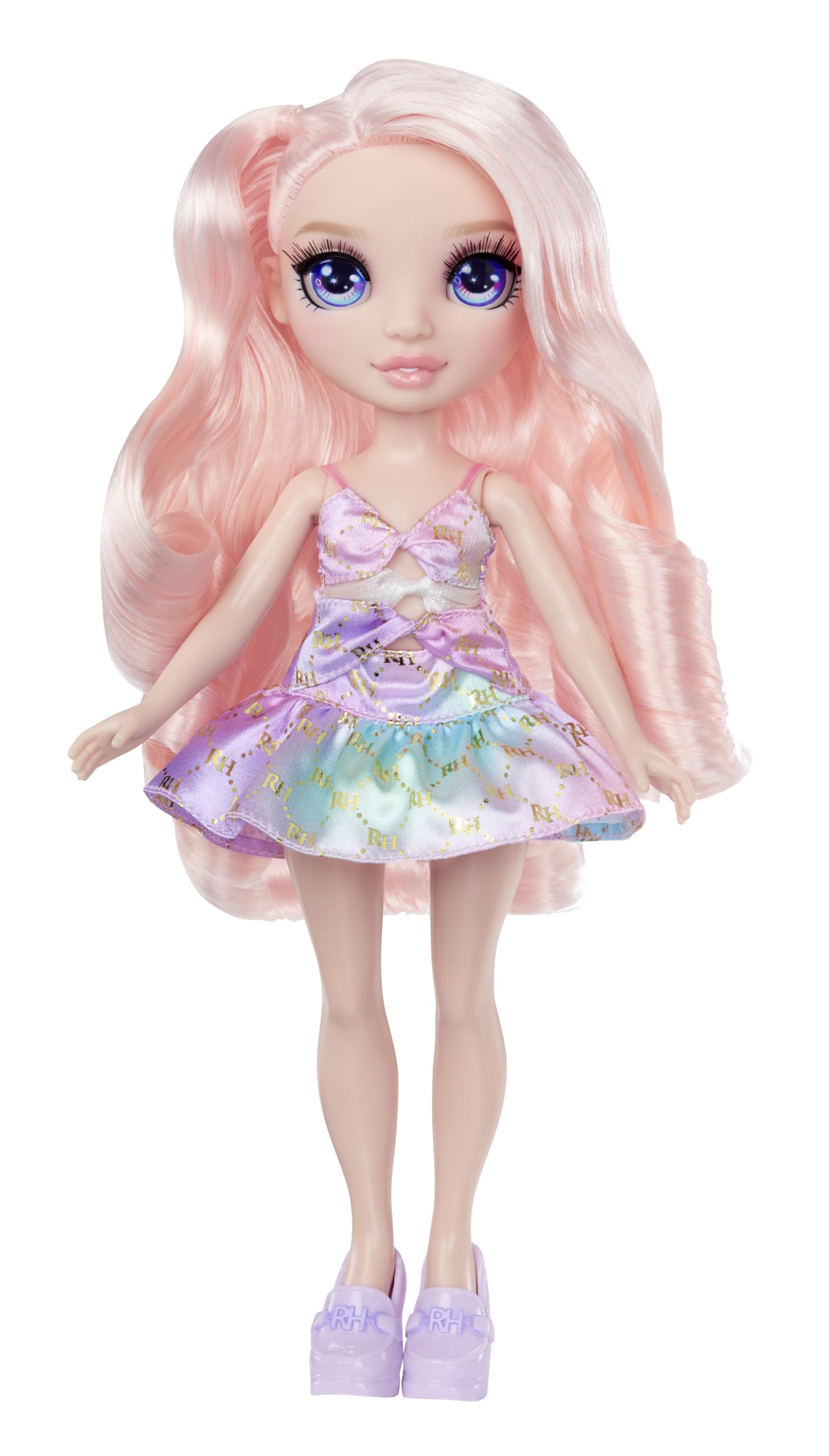 Rainbow High Bella Fashion Doll - 11-inch Posable Figure with Pink Outfit & Handbag | Ages 4+