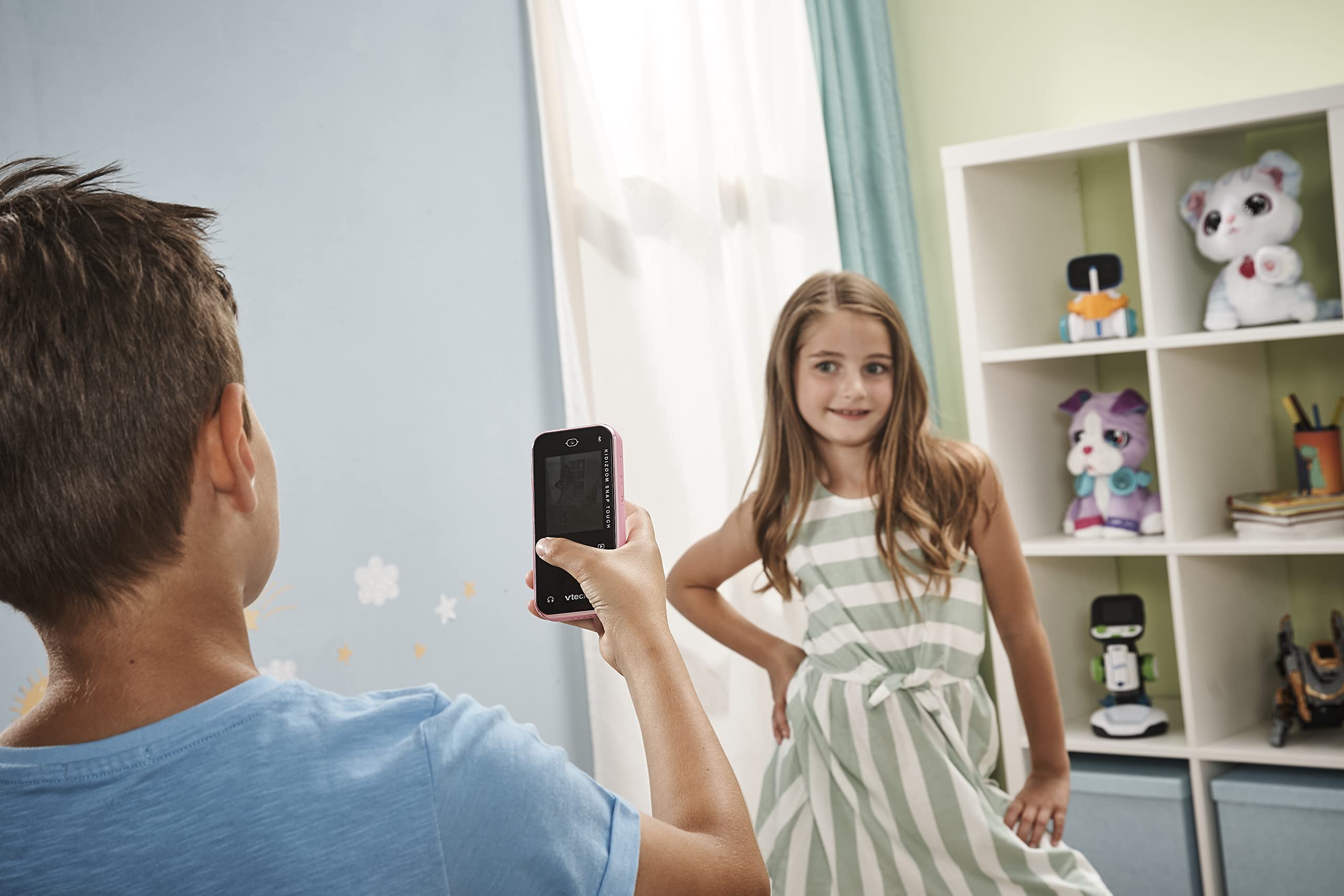 VTech KidiZoom Snap Touch Pink - 5MP Camera Kids Toy with Touchscreen & Games 3