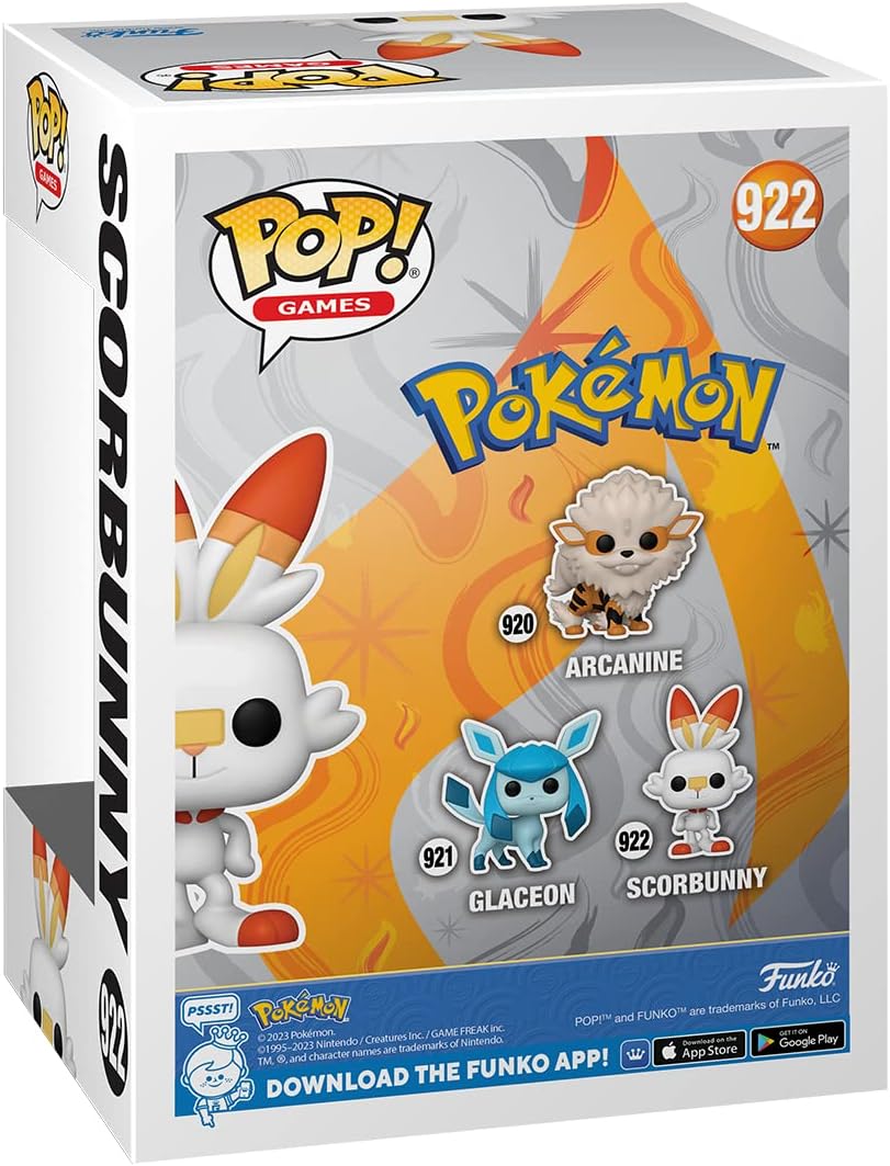 Funko Pop! Games Pokémon - Scorbunny Vinyl Figure (62271)