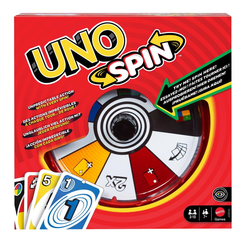 Mattel UNO Spin Card Game 13
