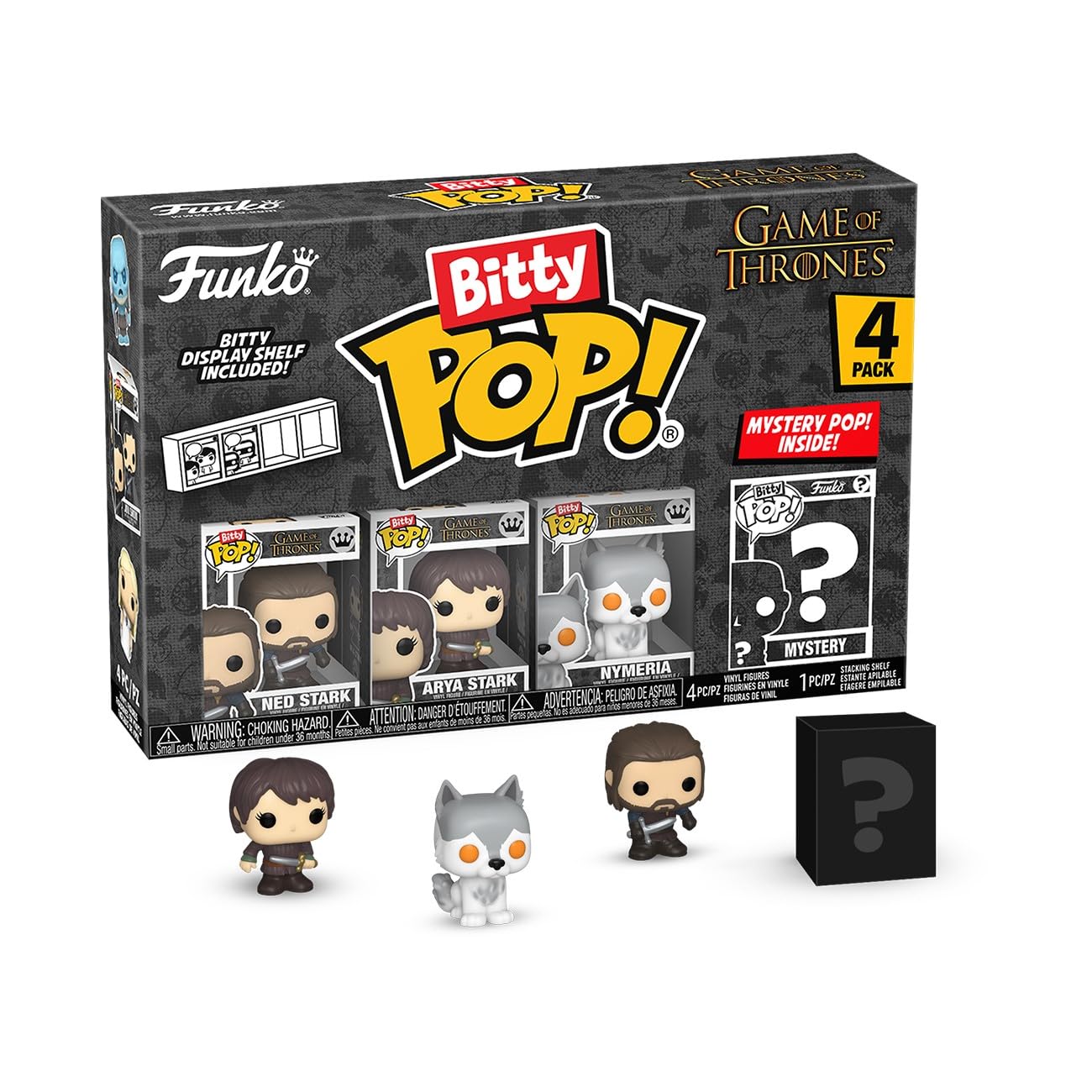 Funko Bitty Pop! Game of Thrones - Ned Stark 4-Pack with Mystery Mini Vinyl Figure