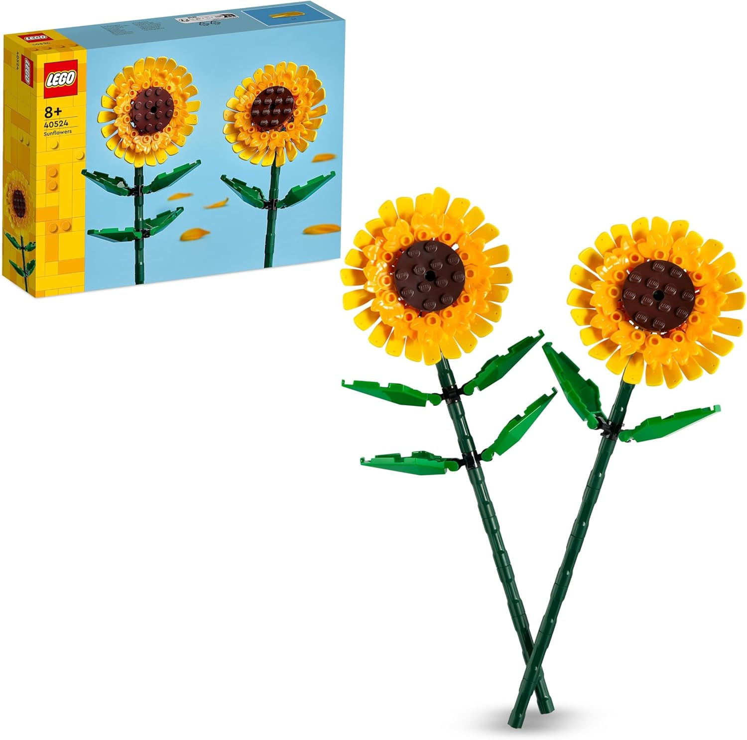 LEGO Creator Sunflowers Building Kit - Artificial Flower Display Set for Kids 8+