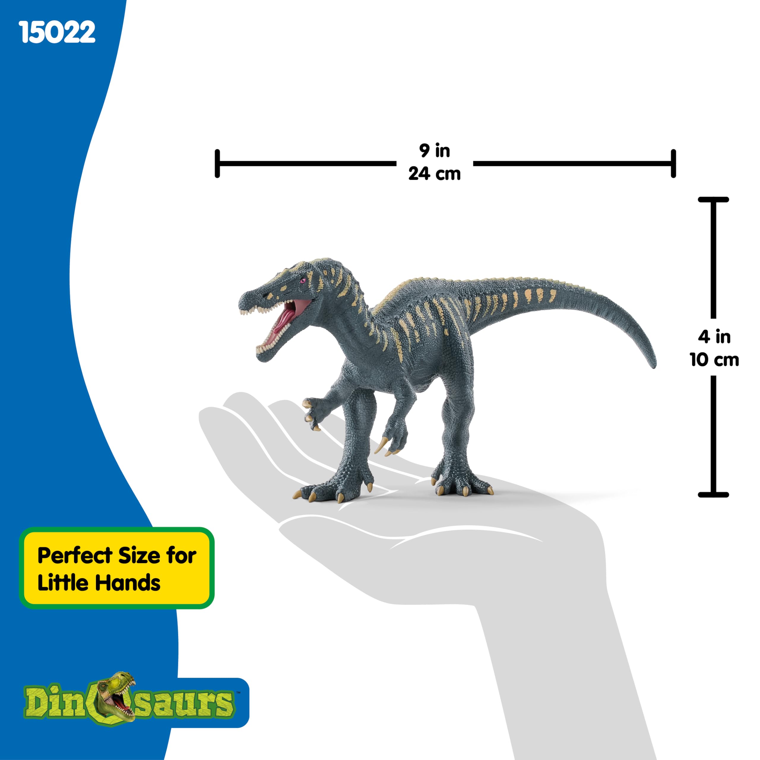 SCHLEICH Baryonyx Dinosaur Figurine - Movable Jaw, Realistic Details for Imaginative Play 12