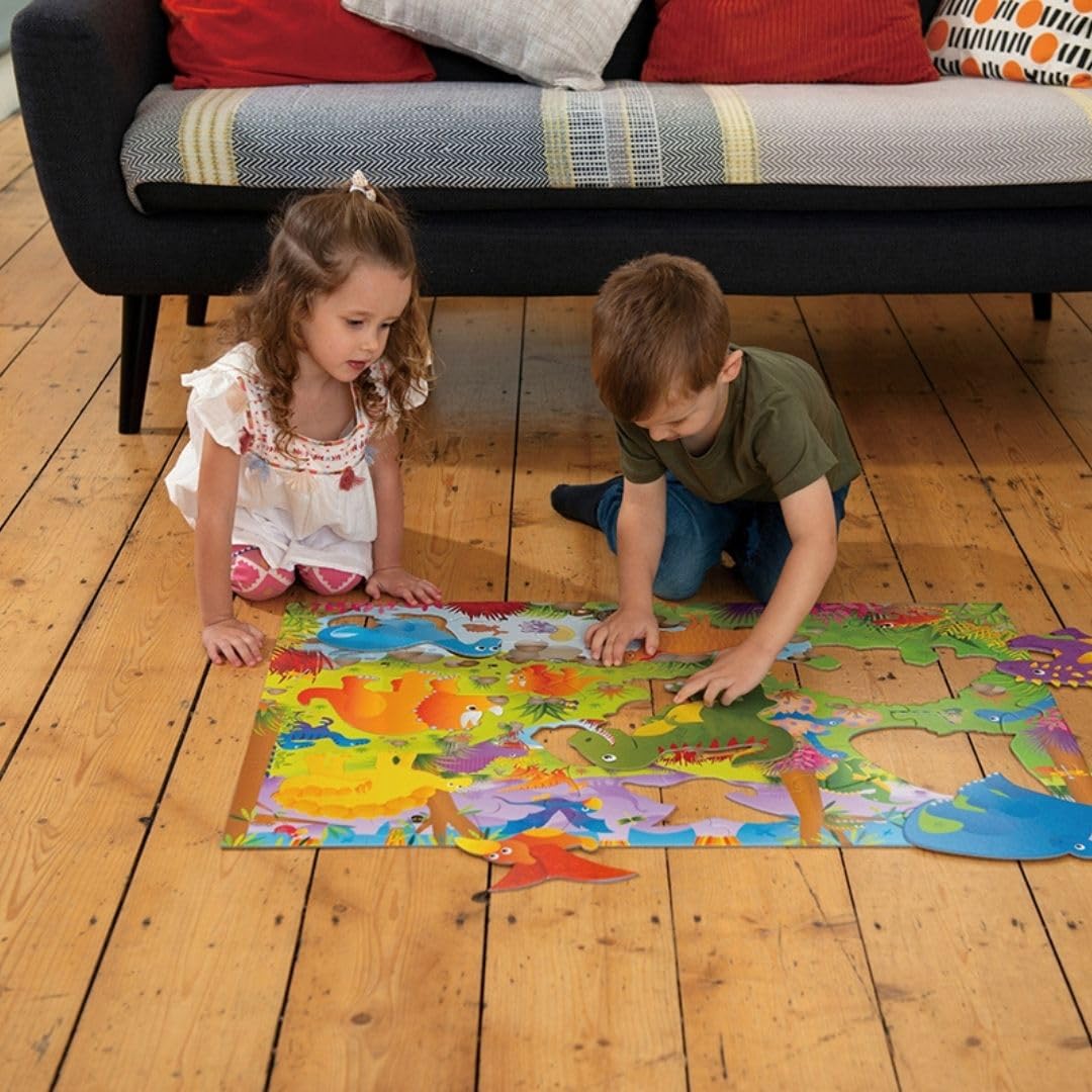 Galt Toys, Giant Floor Puzzle - Dinosaurs, Floor Puzzles for Kids, Ages 3 Years Plus 4