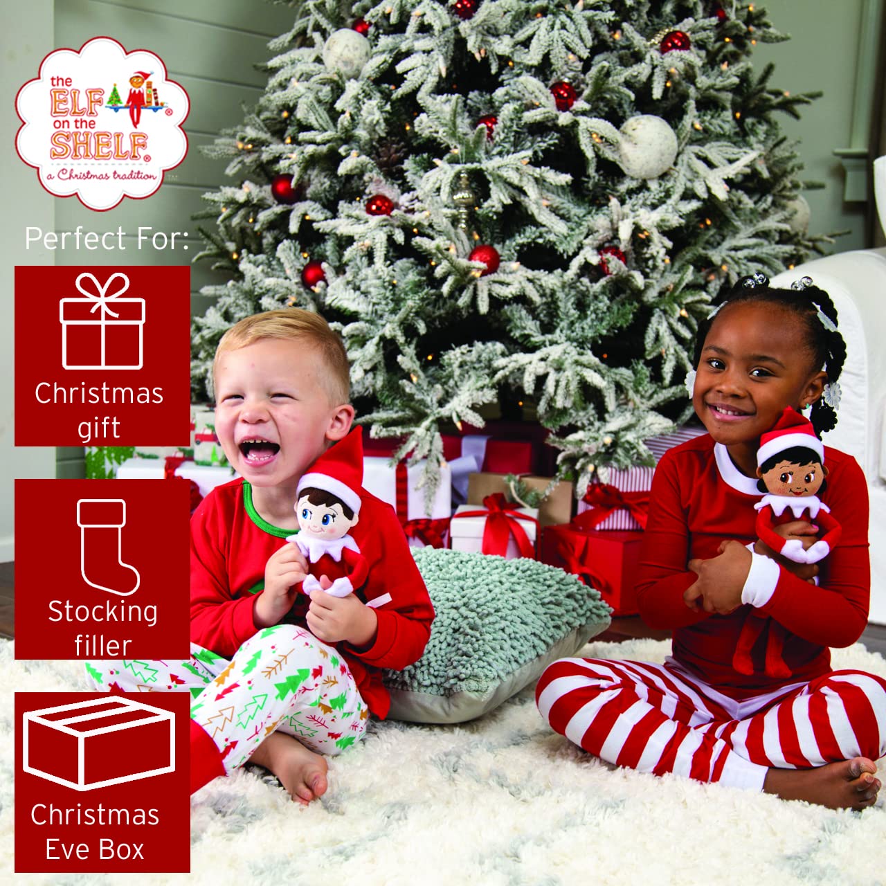 Elf on the Shelf Plushee Pal Snuggler - 12-inch Cuddly Plush Girl Elf 4