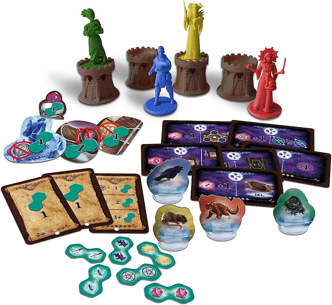 Witchstone Full Moon - HUCH! Strategy Board Game Expansion for 2-4 Players 3