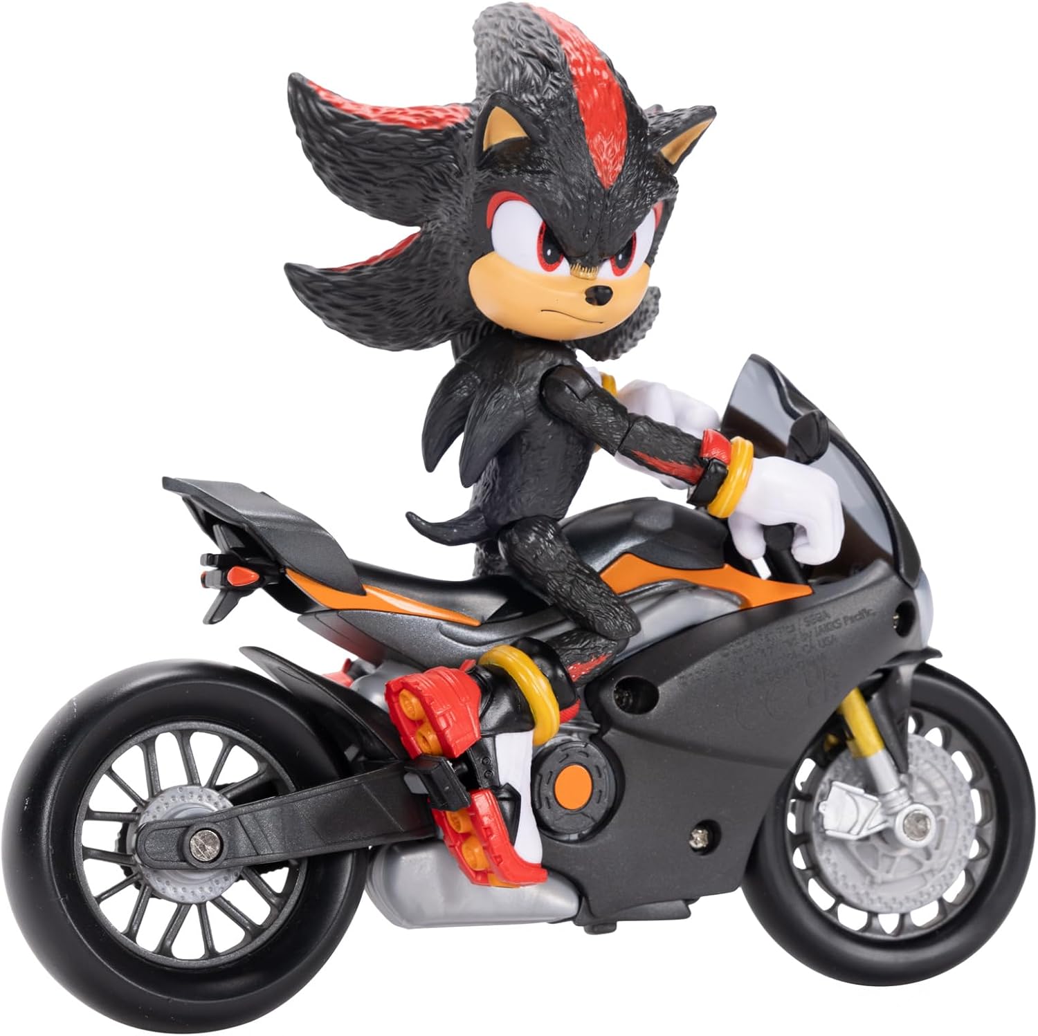 Jamakie Sonic 3 Movie 5" Action Figure with Motorcycle Vehicle 6