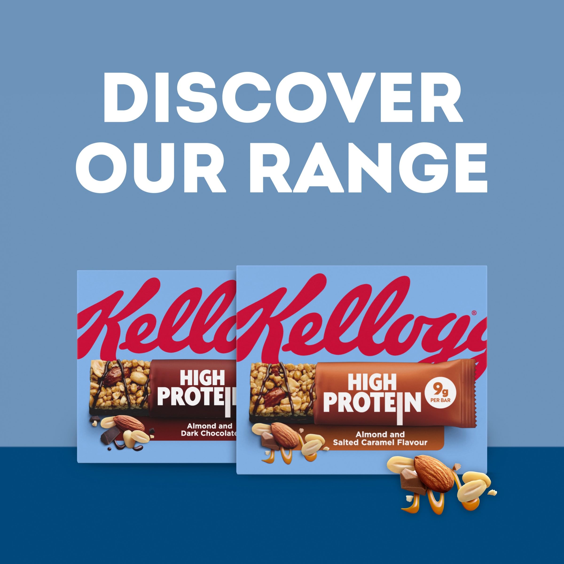 Kellogg’s High Protein Salted Caramel + Almond Snack Bar (4 x 35g)