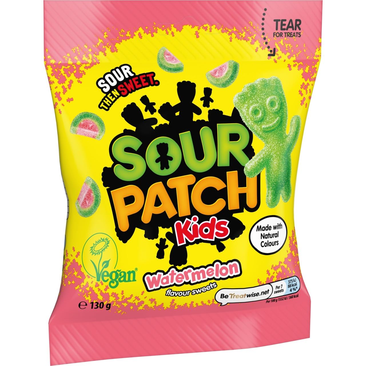 Sour Patch Kids Watermelon Flavoured Sour Sweets - 90g 3