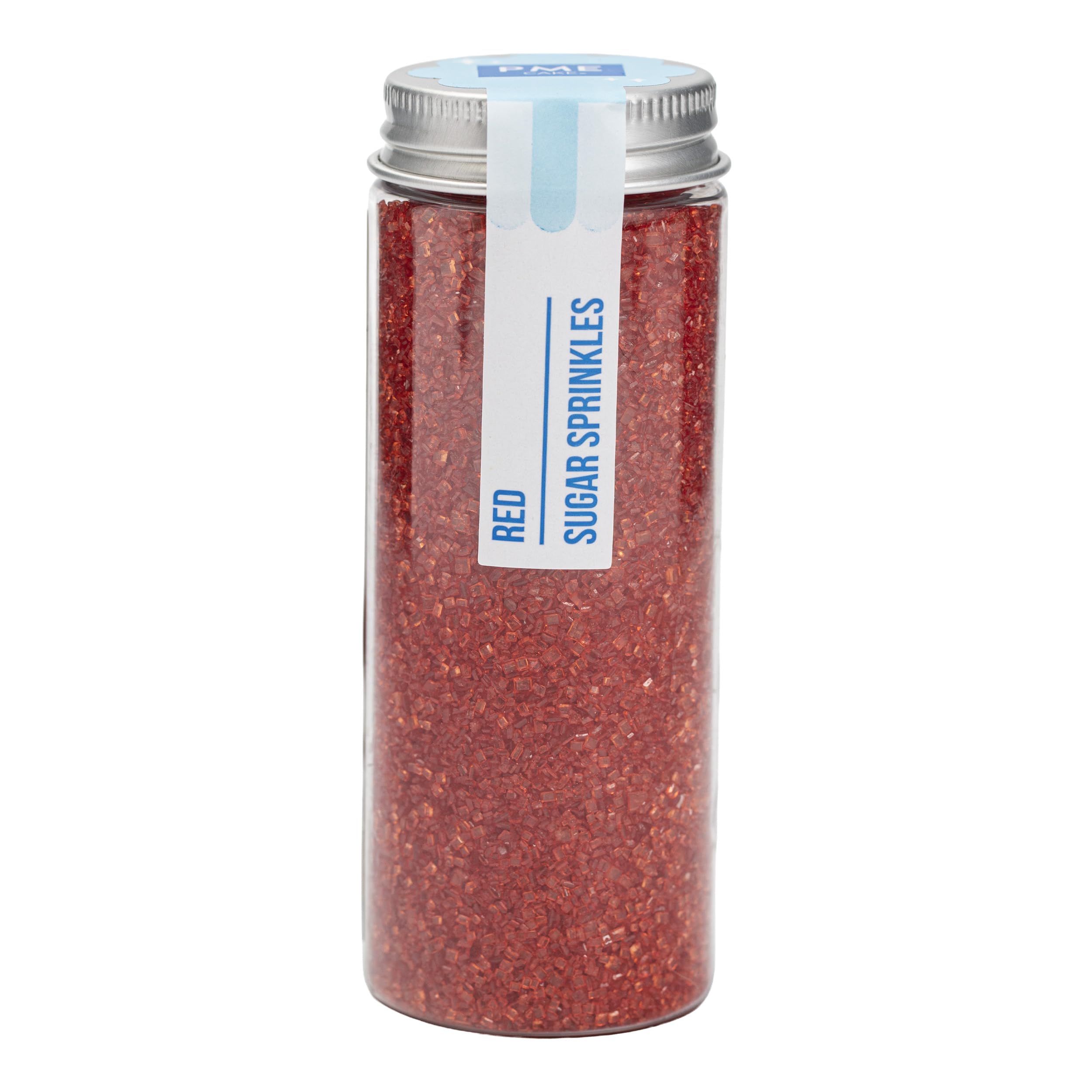 PME Cake Sprinkle Sugars - Red | 112g | Sugar Sprinkles for Cupcakes & Cakes