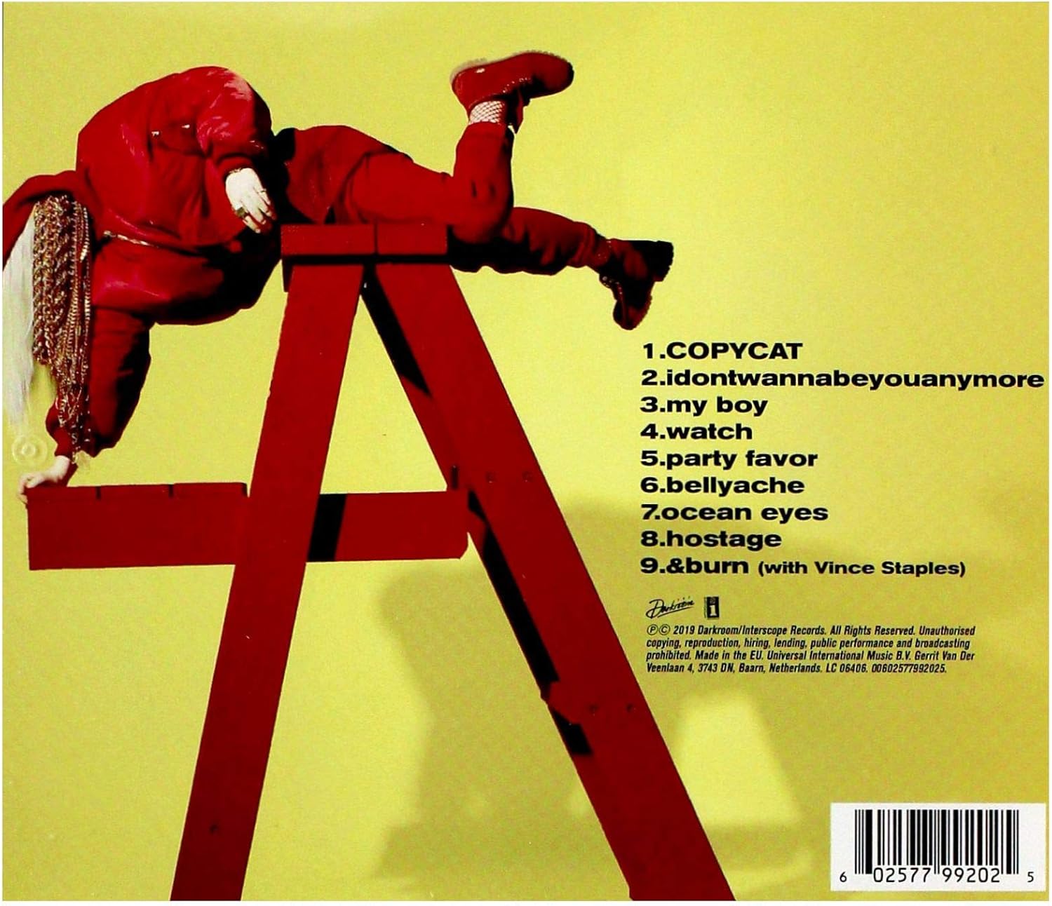 Billie Eilish – Don’t Smile at Me [Audio-CD]