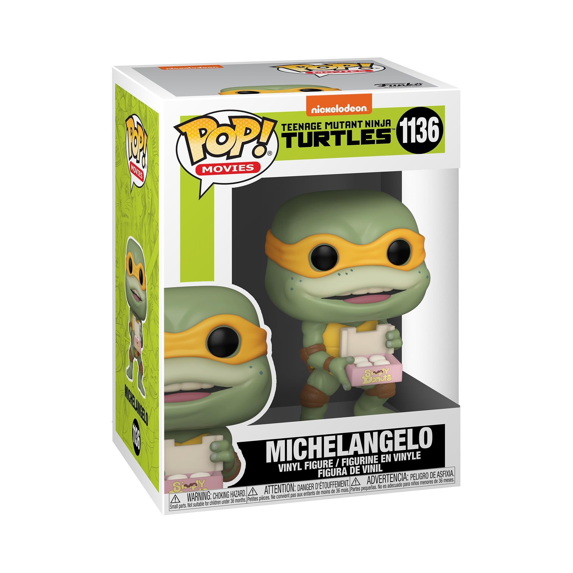 Funko Pop! Nickelodeon Teenage Mutant Ninja Turtles – Michelangelo Vinylfigur #1136 3