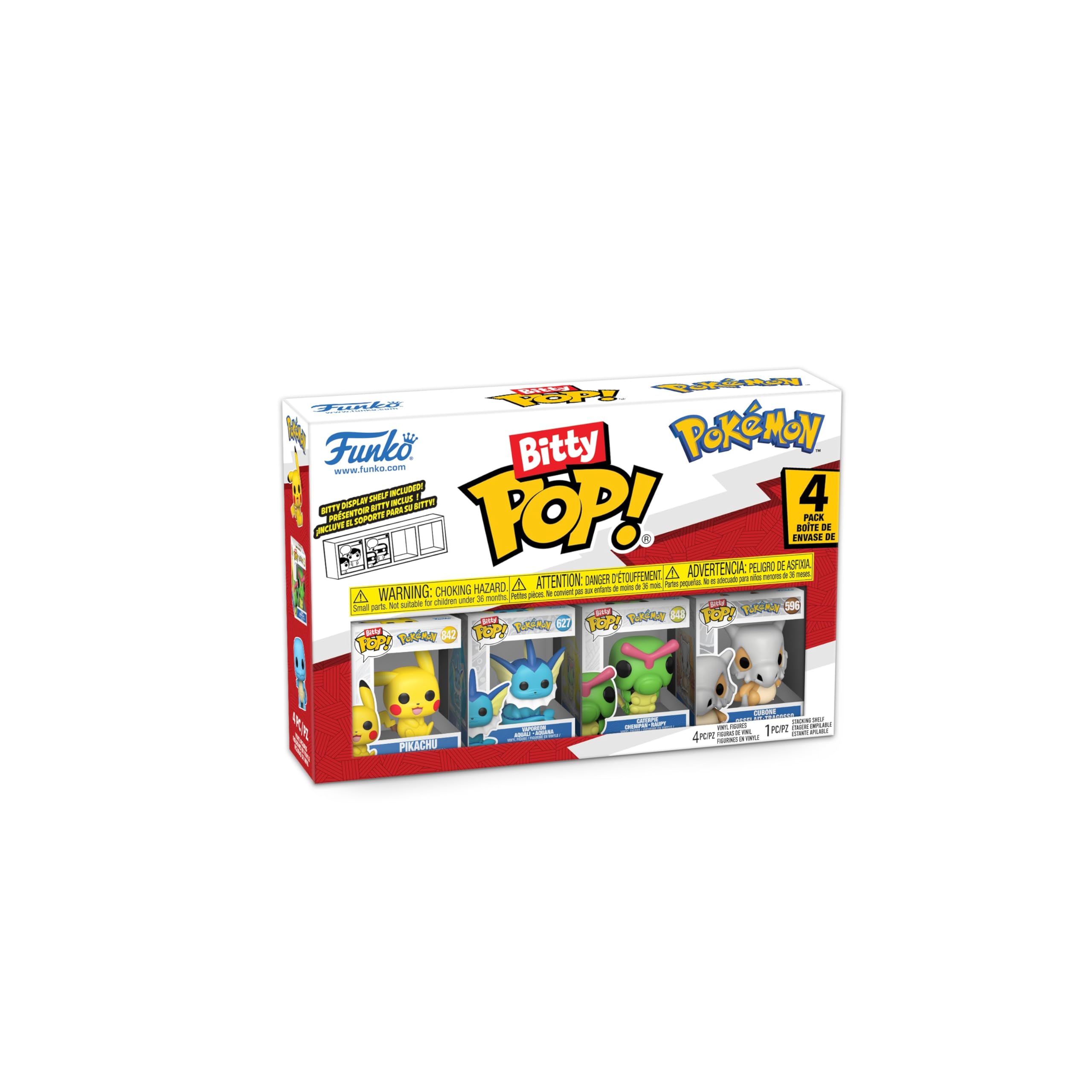 Funko Bitty Pop! Pokémon - Pikachu 4-Pack with Mystery Mini Figure