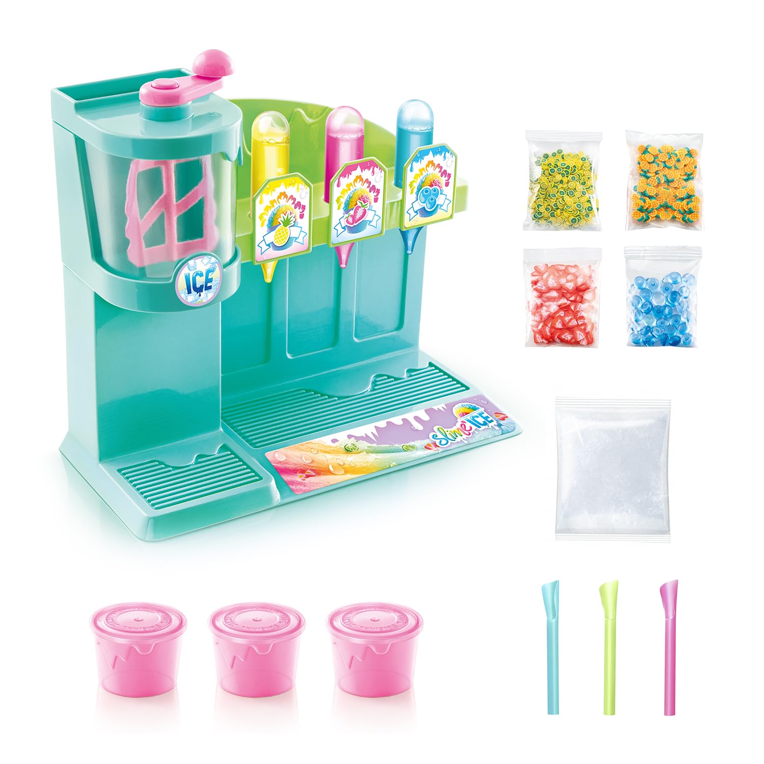 So Slime Slime-Ice Machine - Make Scented Snow-Cone Slime with 3 Dyes & Decorations 4