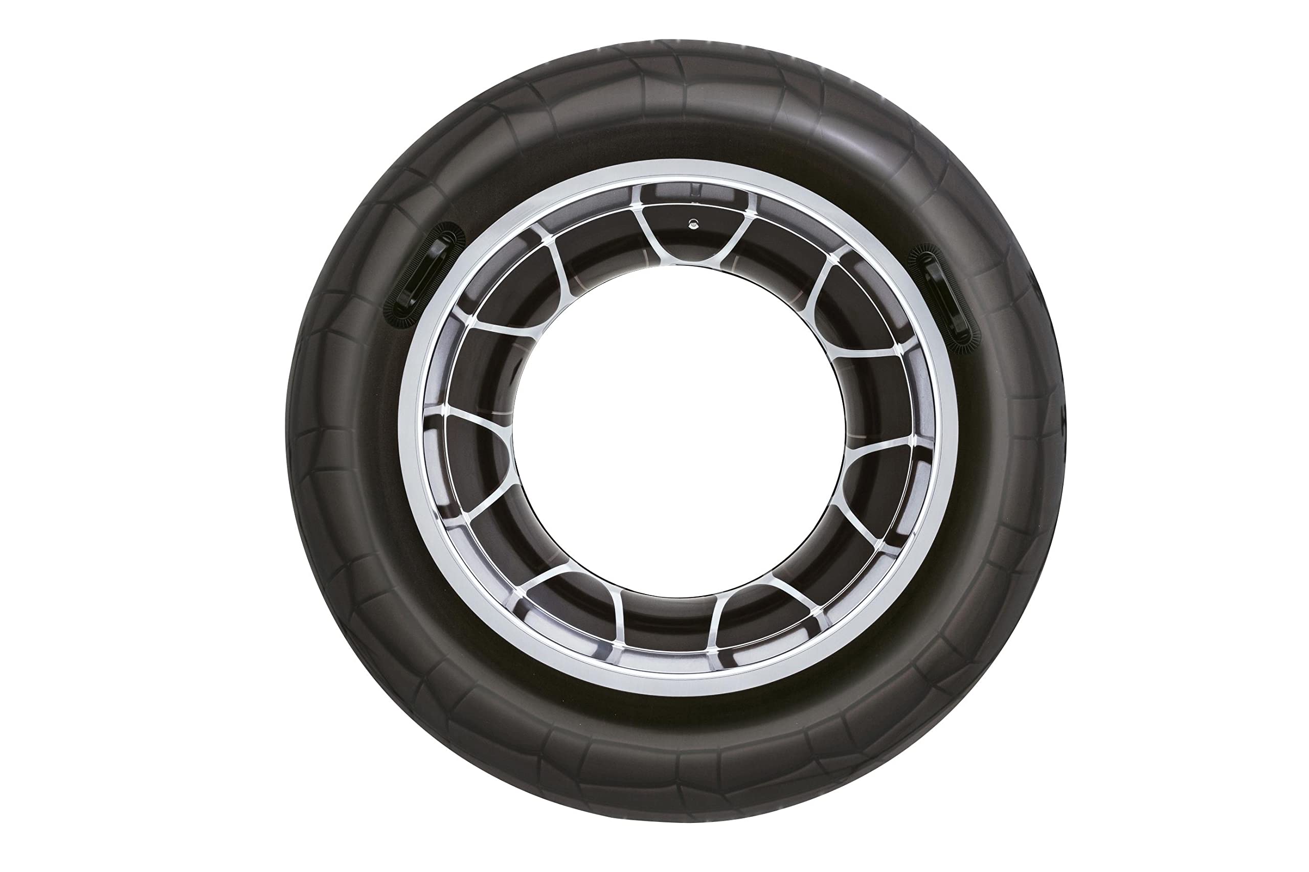 Bestway 36102 High Velocity Swim Ring - Realistic Tyre Design | Heavy-Duty Handles | Ages 12+
