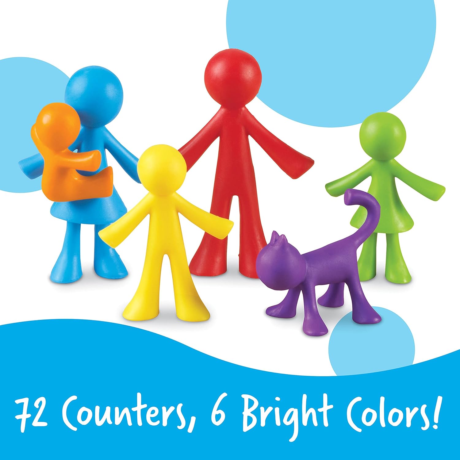 Learning Resources All About Me Family Counters - Educational Math & Role Play Set for Ages 3+ 7