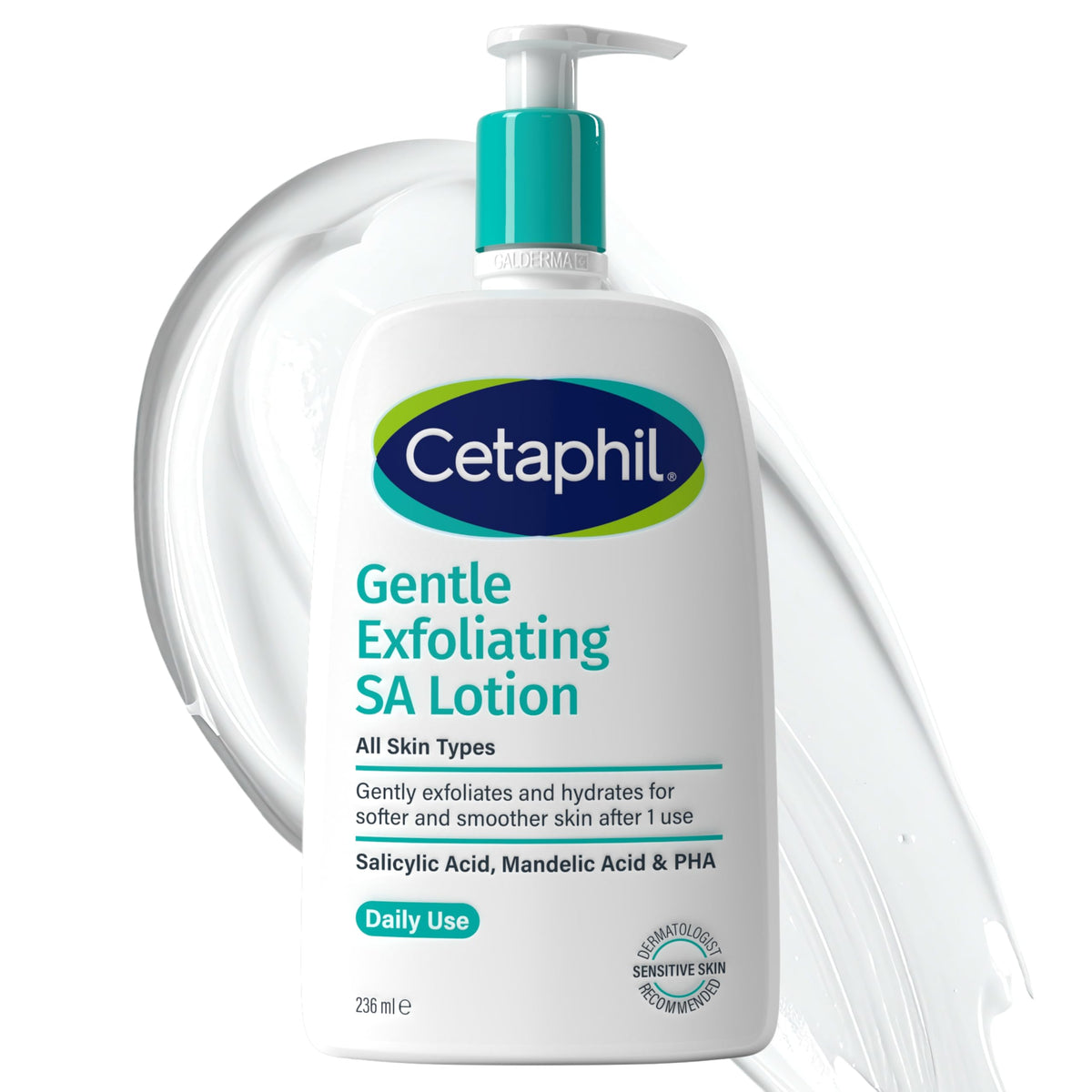 Cetaphil Gentle Exfoliating Salicylic Acid Lotion - 236ml | For Dry, Rough & Bumpy Skin