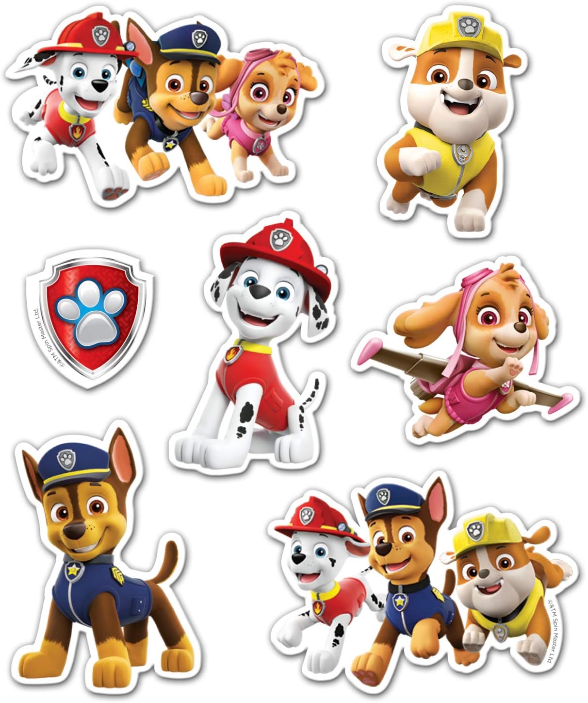 Paper Projects Paw Patrol Mega Sticker Pack - Reusable Glossy & Foiled Stickers (150 Total) 3