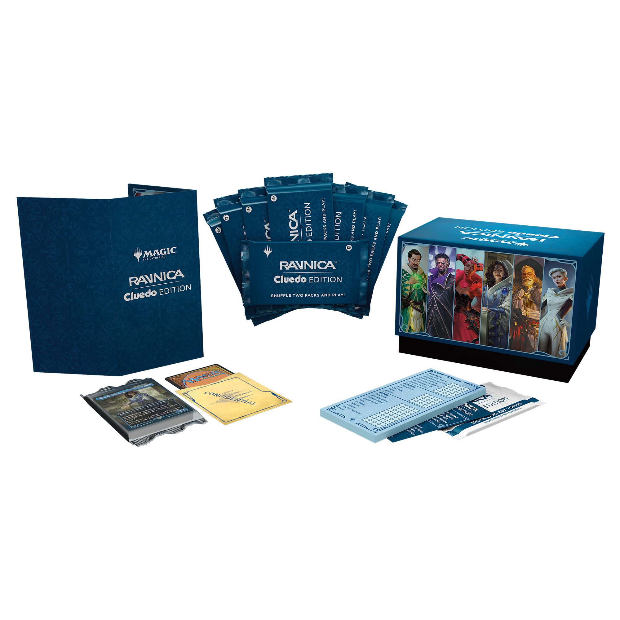 Magic: The Gathering Ravnica: Cluedo Edition – 3-4 Player Murder Mystery Card Game