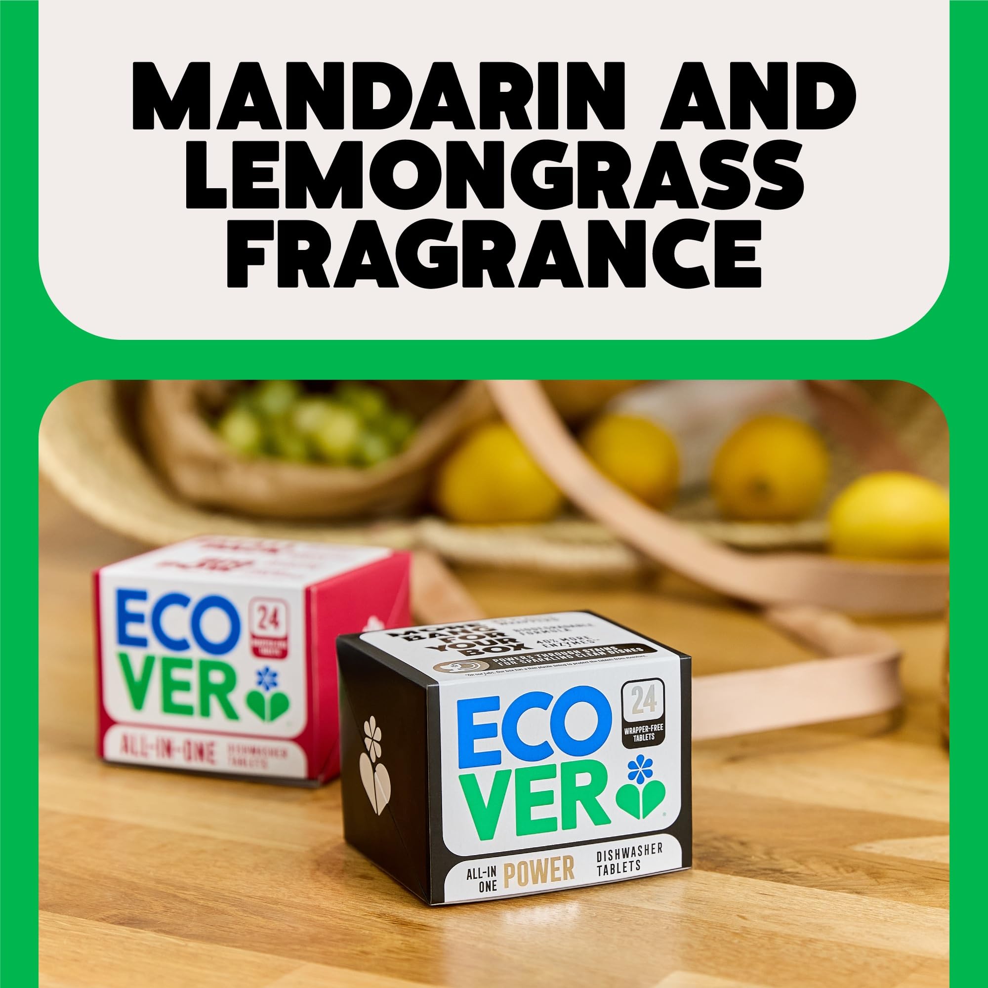 Ecover All-in-One Geschirrspültabs mit Salz &amp; Klarspüler (24 Tabs) 4