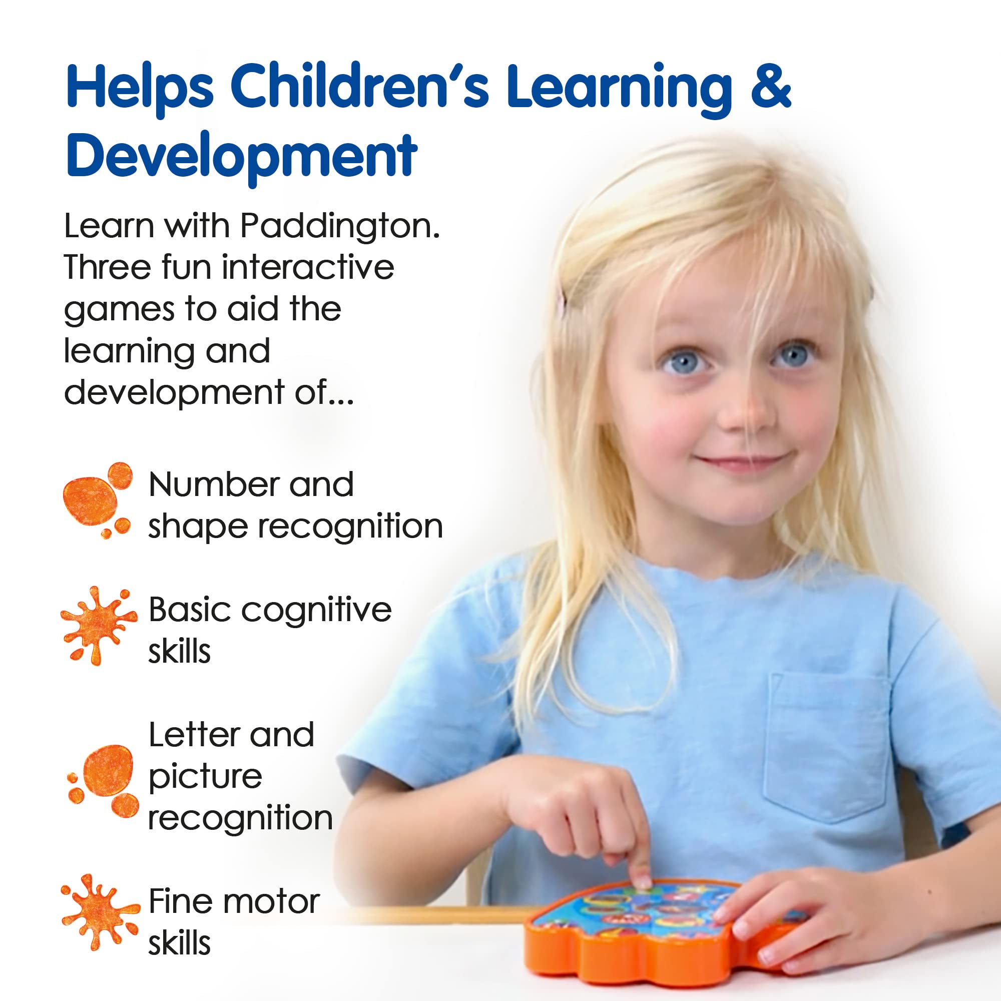 Paddington and Friends Interactive Bear Paw Pad - Educational Learning Toy for Ages 3+ 7