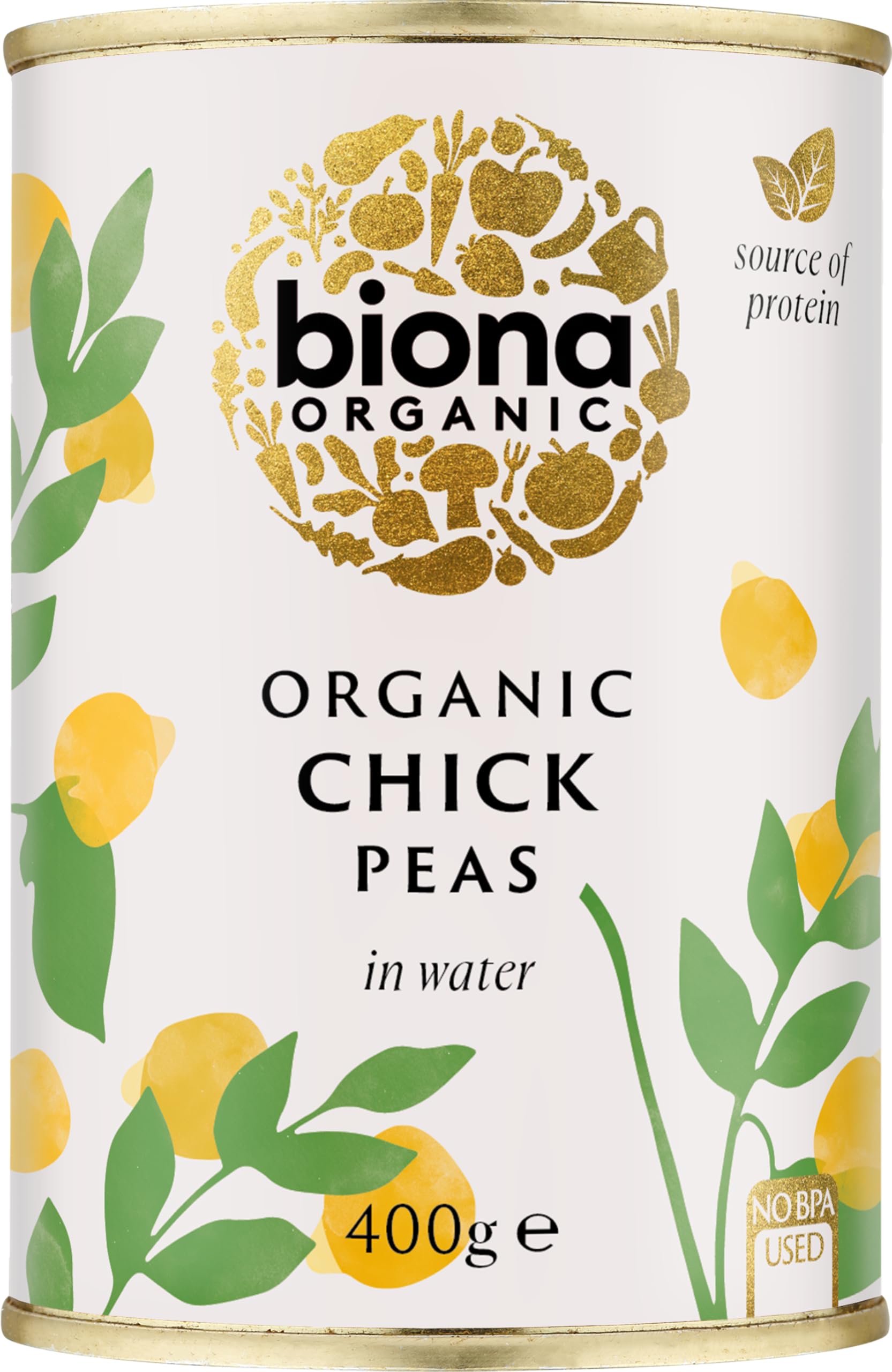 Biona Organic Chick Peas, 400 g