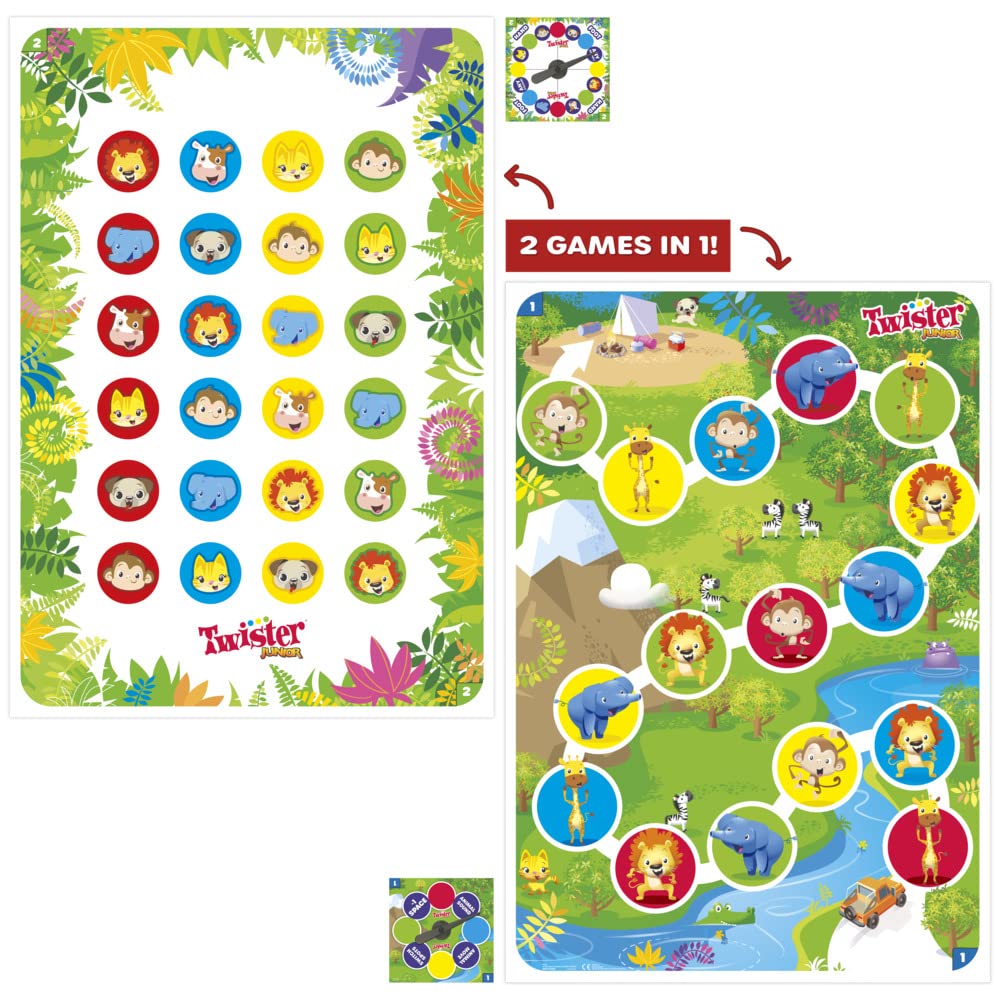 Hasbro Gaming Twister Junior Classic Party Game for Kids 3+ 4