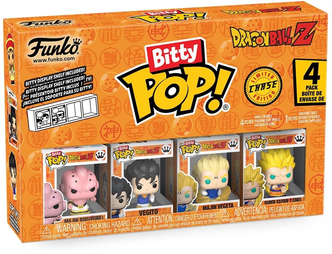 Funko Bitty Pop! Dragon Ball Z - Goku & Nimbus 4PK Vinyl Figures (73025)