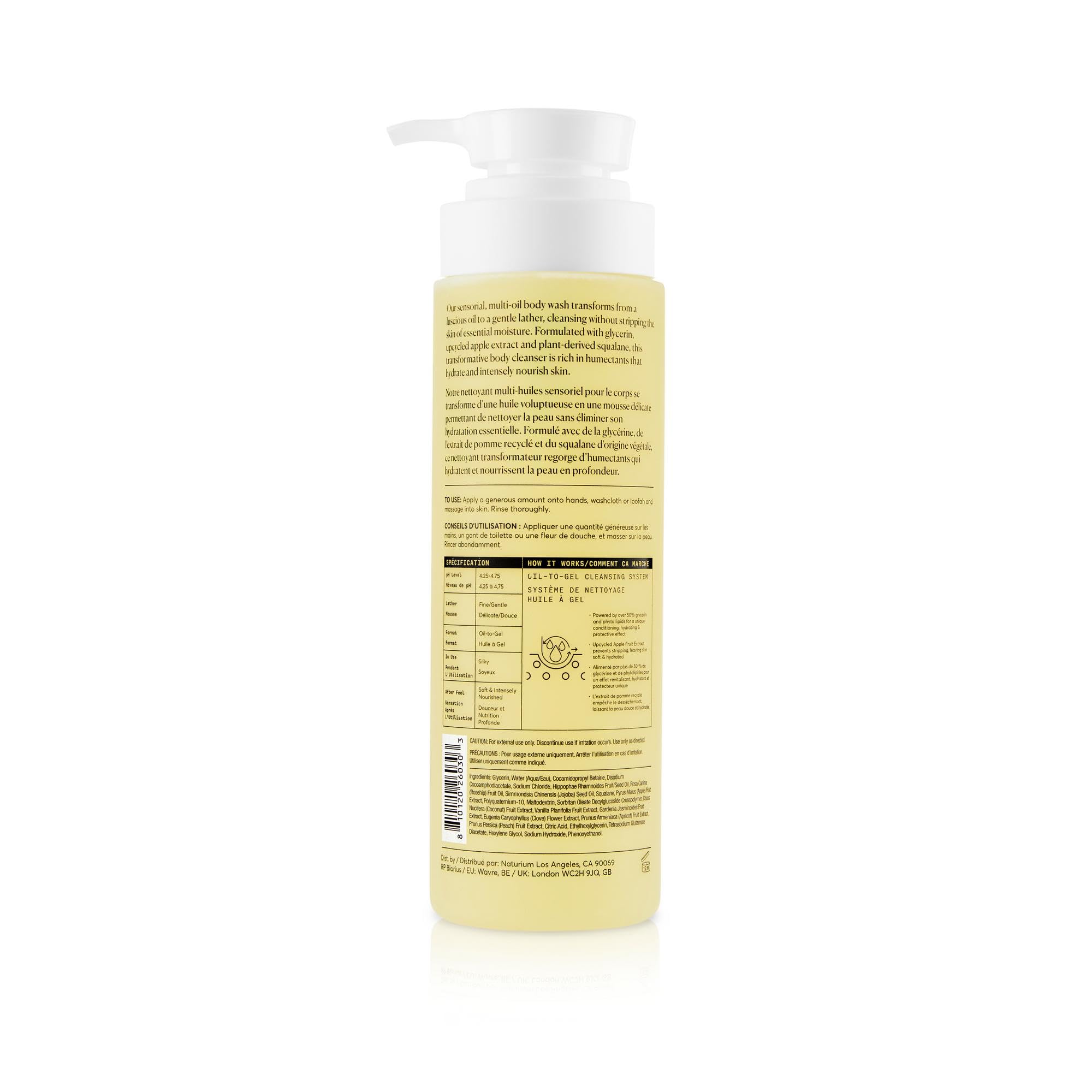 Naturium The Glow Getter Multi-Oil Hydrating Body Wash - Gentle Cleanser, 500 ml 2