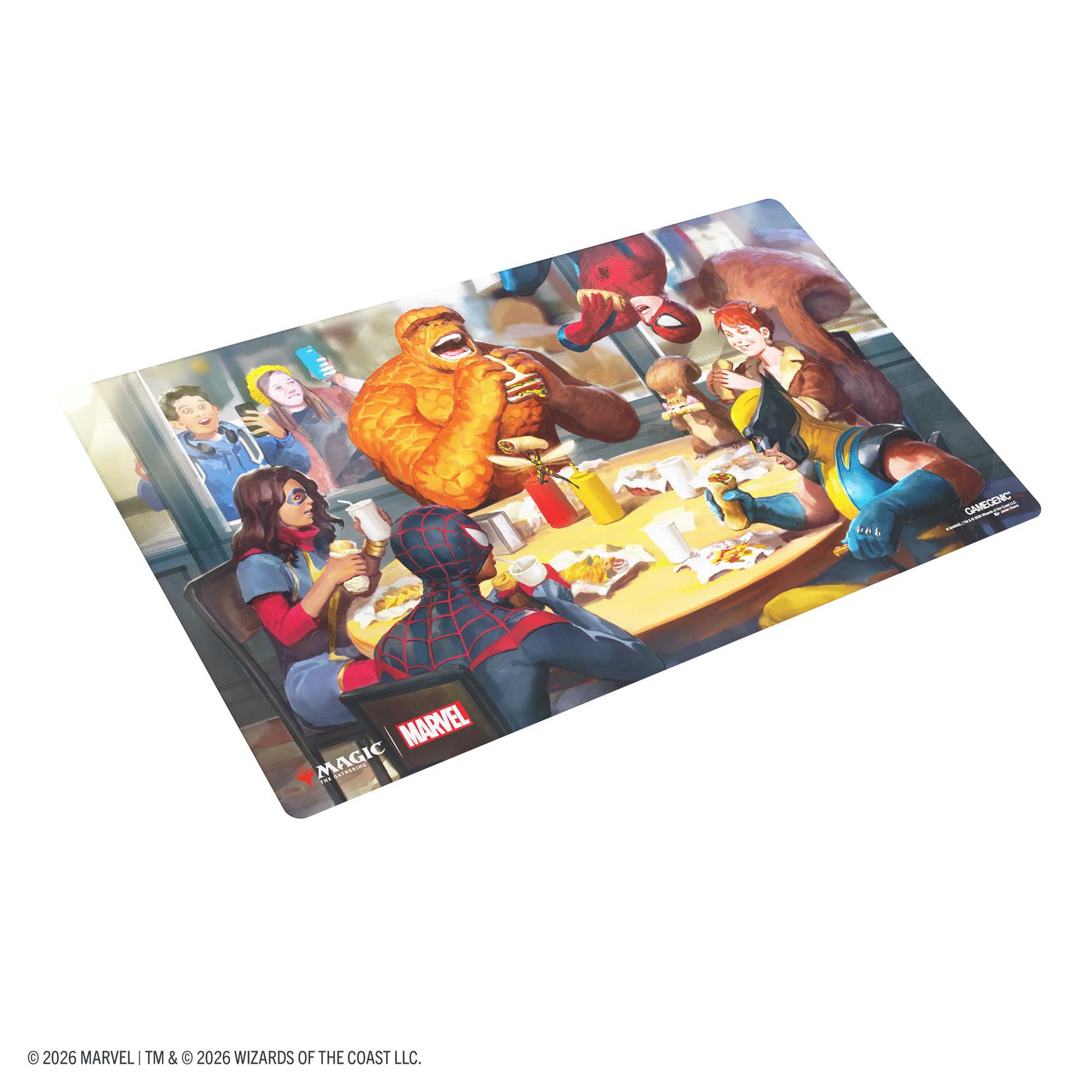 Gamegenic Magic: The Gathering Marvel Super Heroes Prime Playmat - Heroic Feast | Official Marvel Design | 13+ Years 2