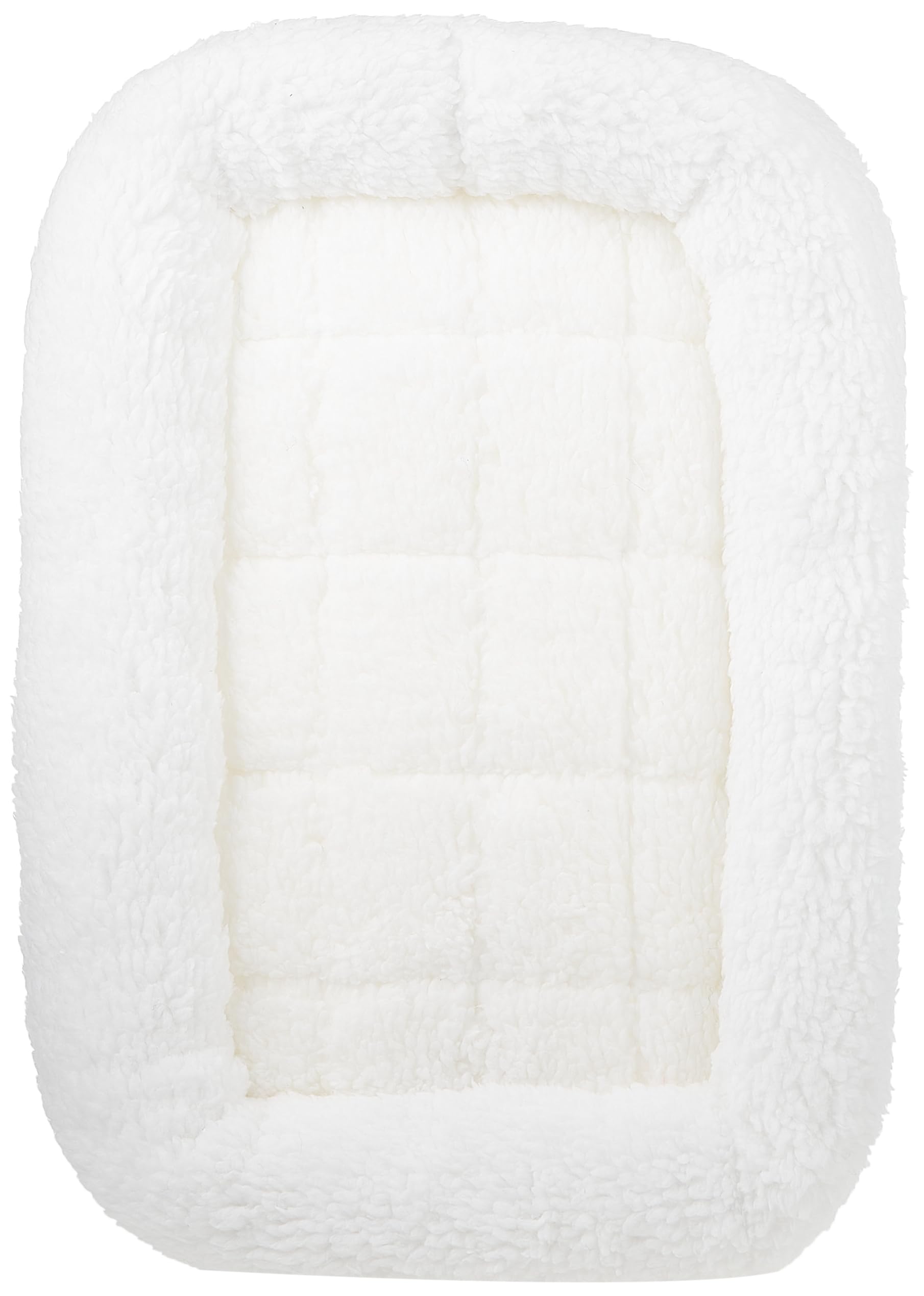 MidWest Homes for Pets QuietTime Deluxe Fleece Mat for 19-Inch Carriers | Machine Washable | White