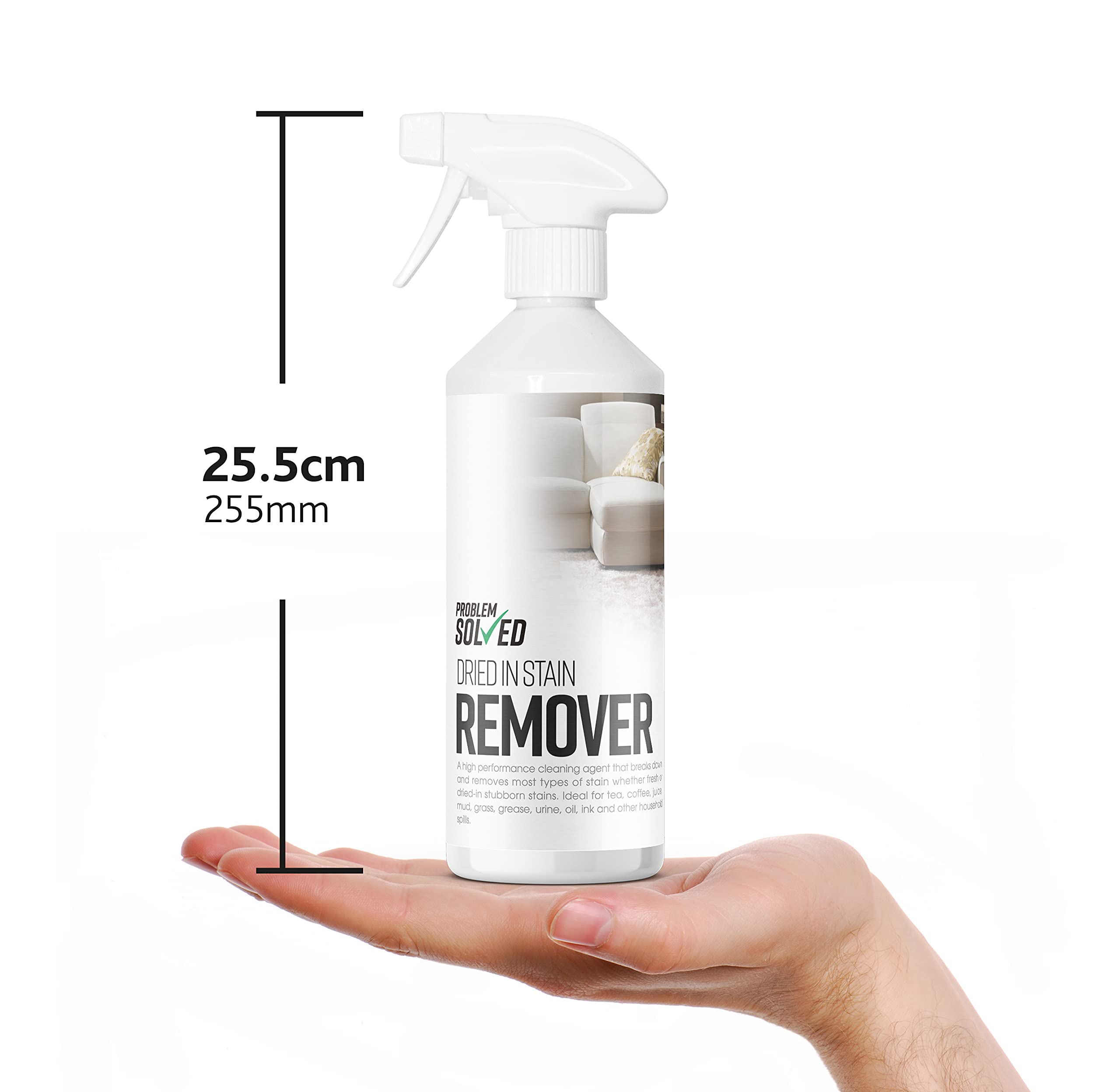 Problem Solved Dried-In Stain Remover Spray - 500ml | Gentle on Fabrics | Unscented 2