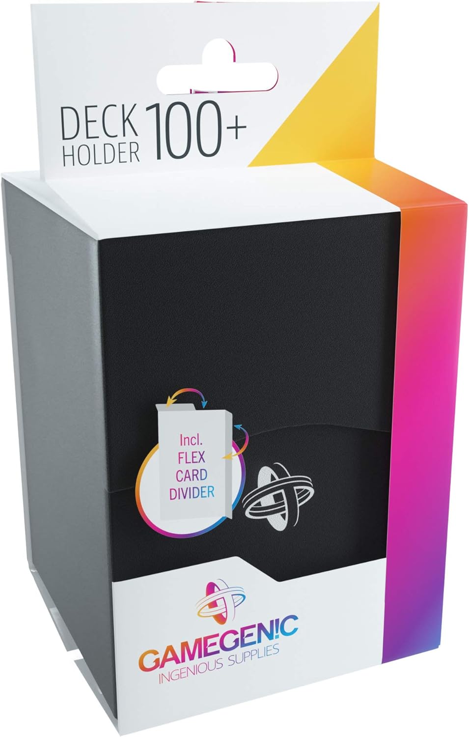 Gamegenic 100-Card Deck Holder - Black TCG Box for Magic Pokémon Yu-Gi-Oh! 4