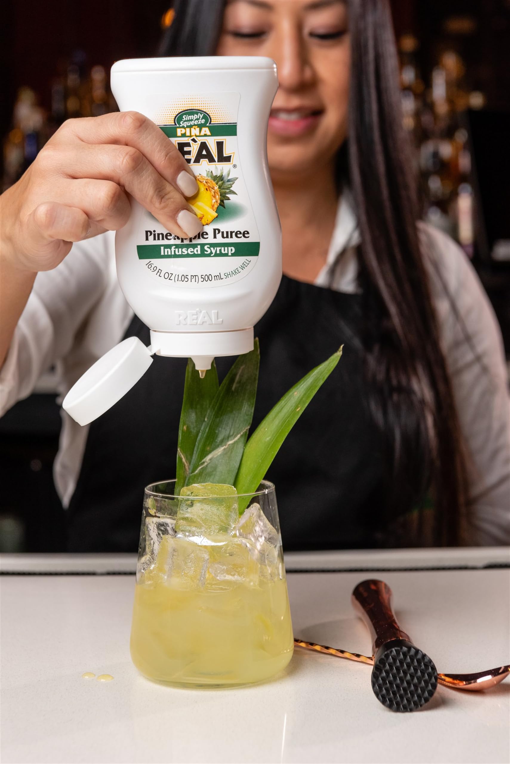Reàl Infused Exotics Pineapple Puree Infused Fruit Syrup | 500 ml | Gluten Free, Vegan 8
