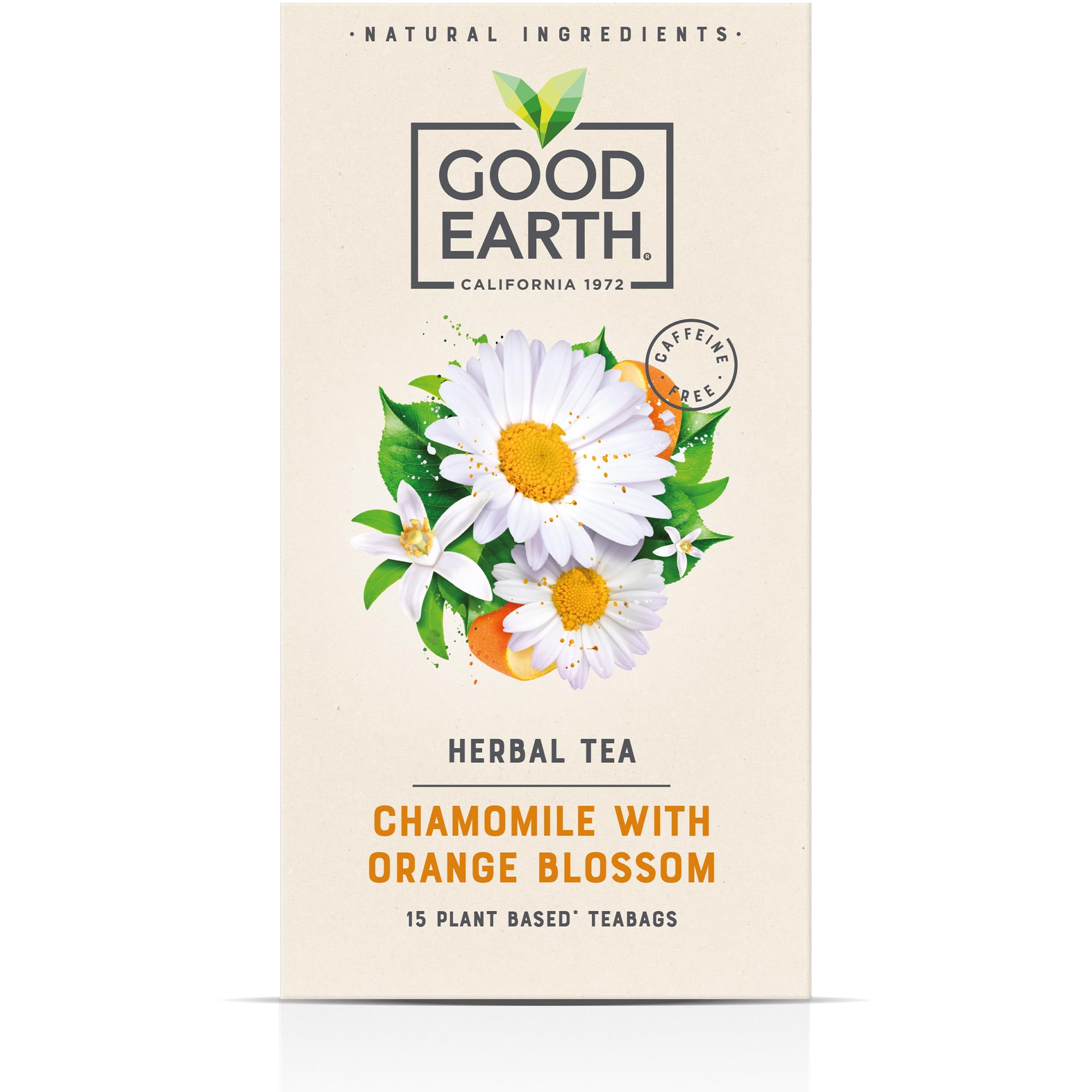 Good Earth Tea Co. - Chamomile with Orange Blossom Herbal Tea Bags