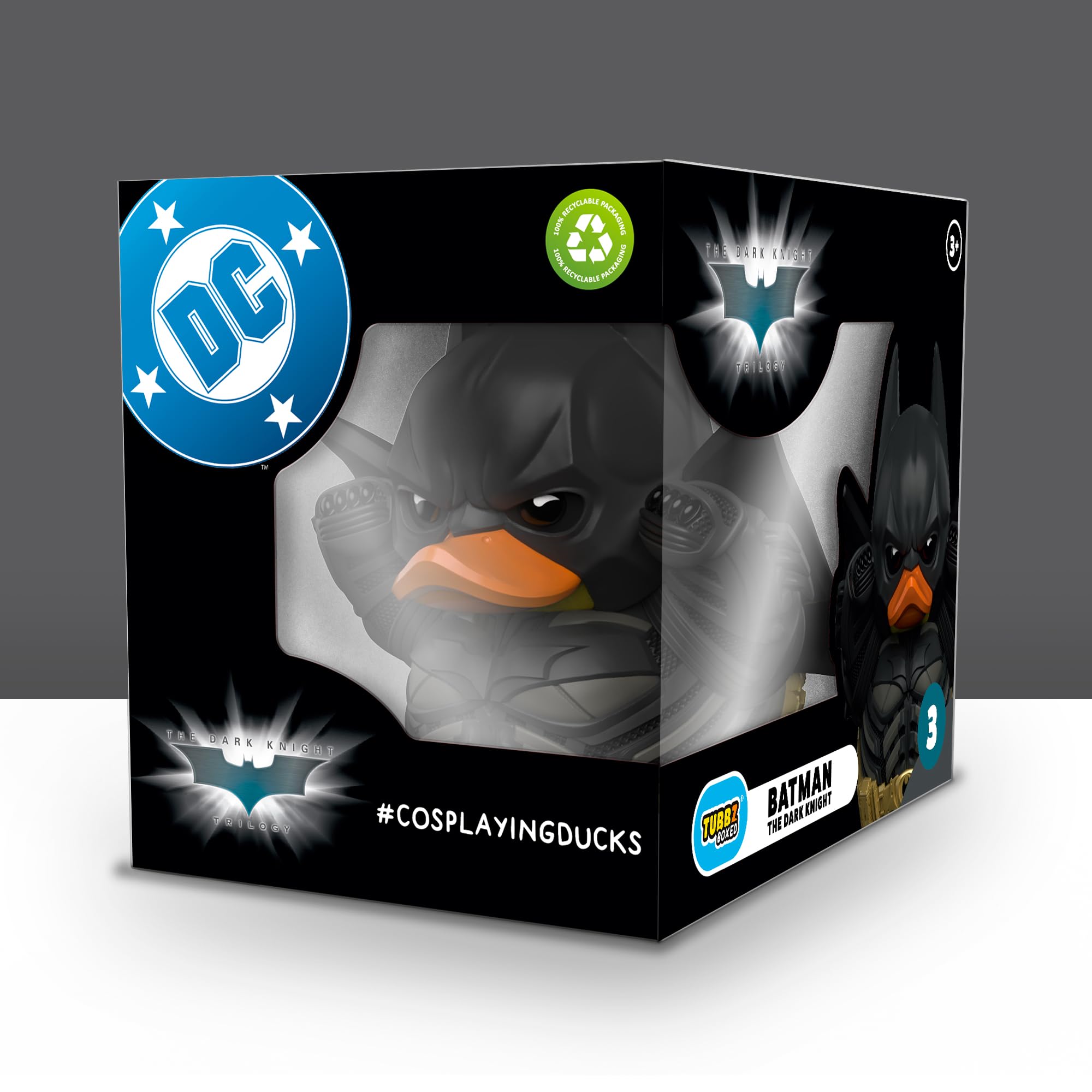 TUBBZ Boxed Edition: Batman The Dark Knight - Batman Cosplaying Rubber Duck Vinyl Figure 8