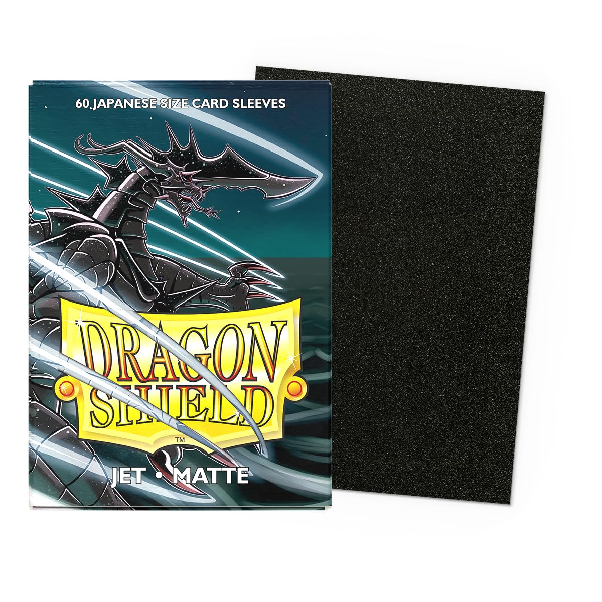 Dragon Shield Matte Japanese Size Sleeves 60pk - Jet Black, Multicolored 5