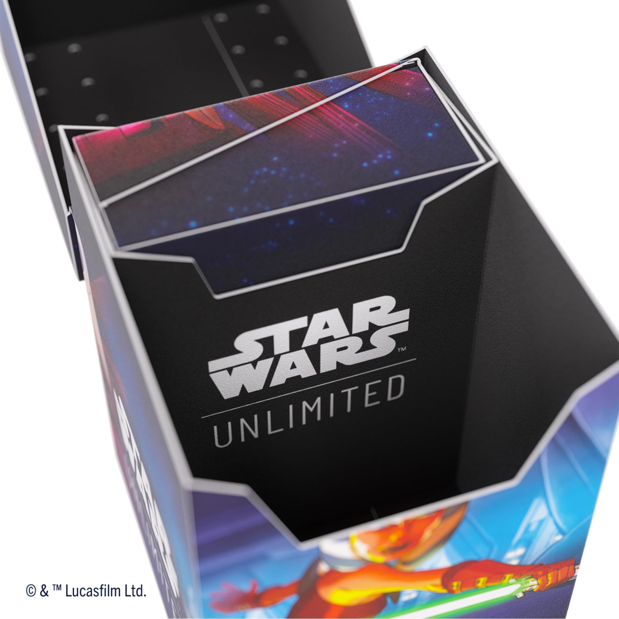 Gamegenic Star Wars Unlimited Soft Crate - Deck Box with Token Storage for Ahsoka Tano & General Grievous 8