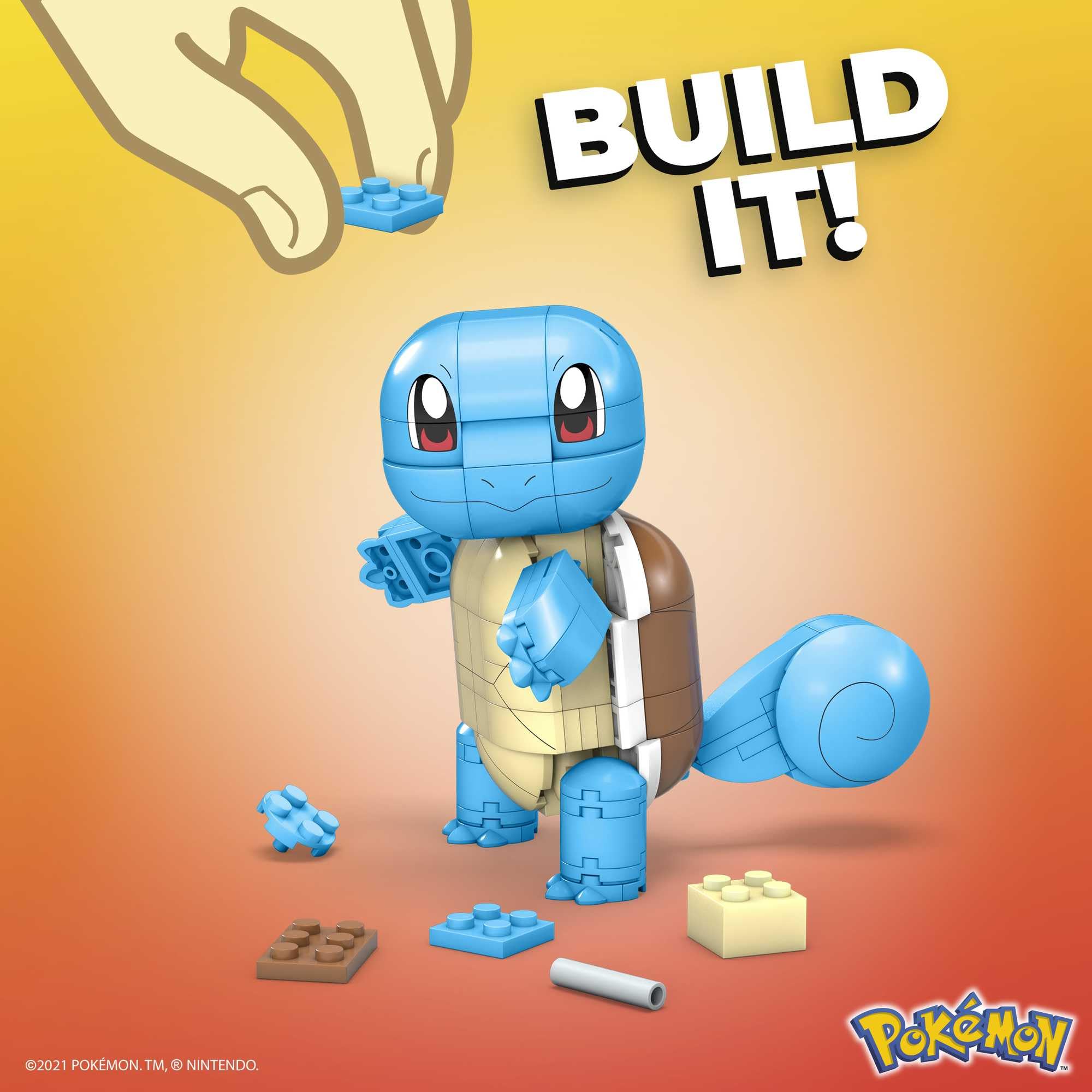 MEGA Construx Pokémon Squirtle Building Set - 200-Piece Action Figure for Kids 7-12 3