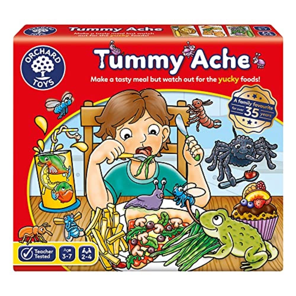 Orchard Toys Tummy Ache Game - Lotto Game for Ages 3-7 | 2-4 Players 1