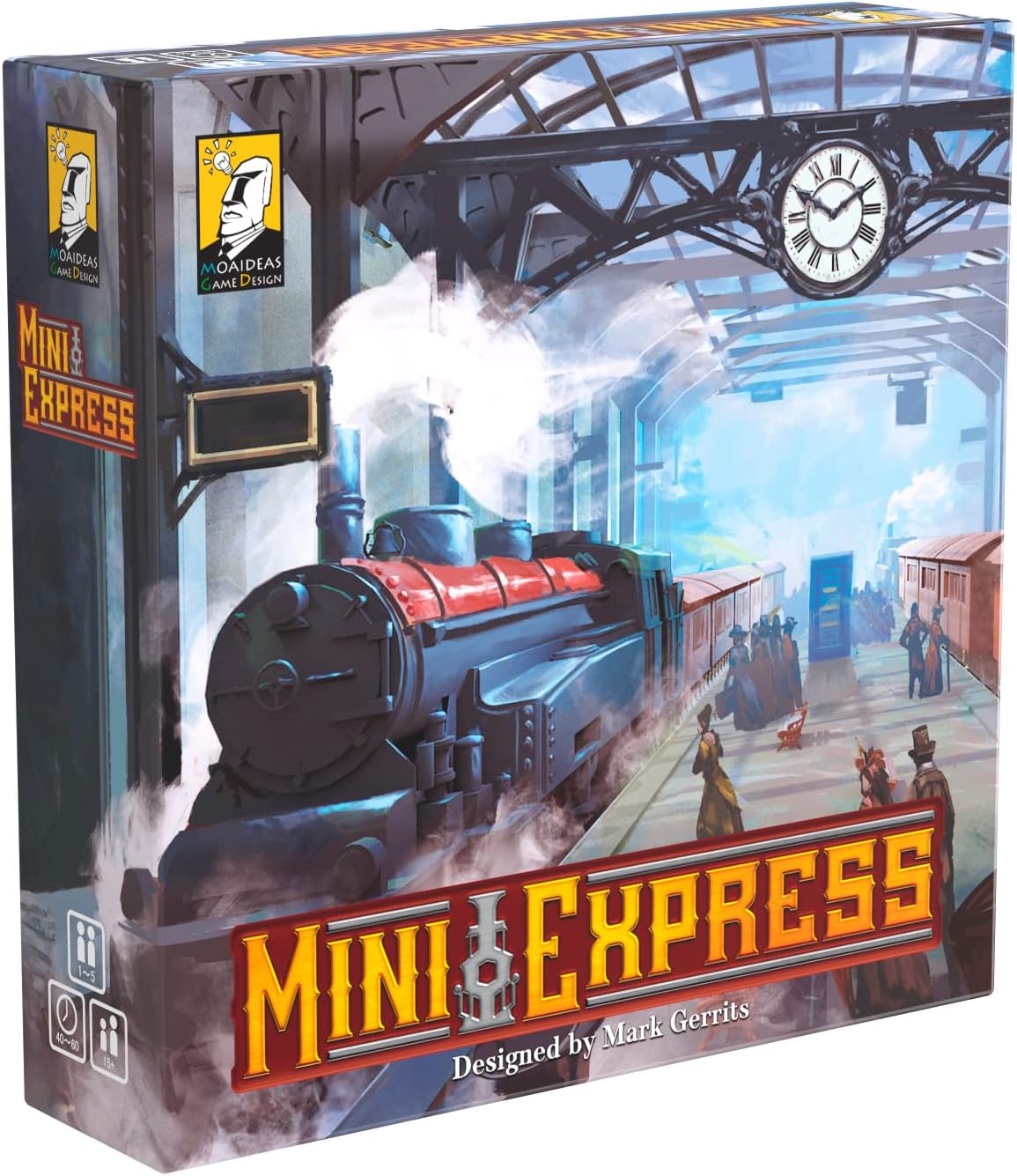 Moaideas Game Design Mini Express Board Game