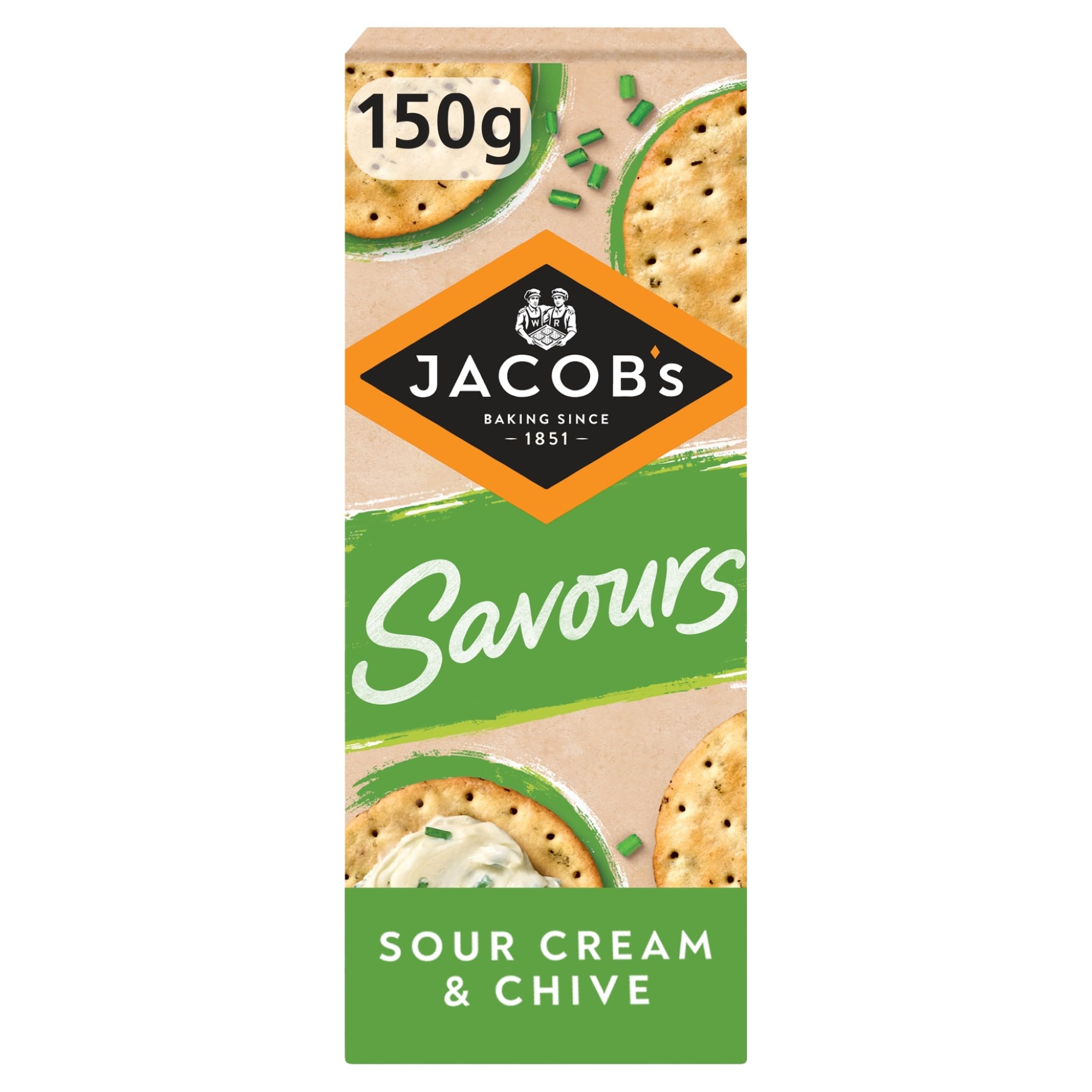 Jacob's Mediterranean Rosemary Crackers Multipack 5 x 38g, 190g