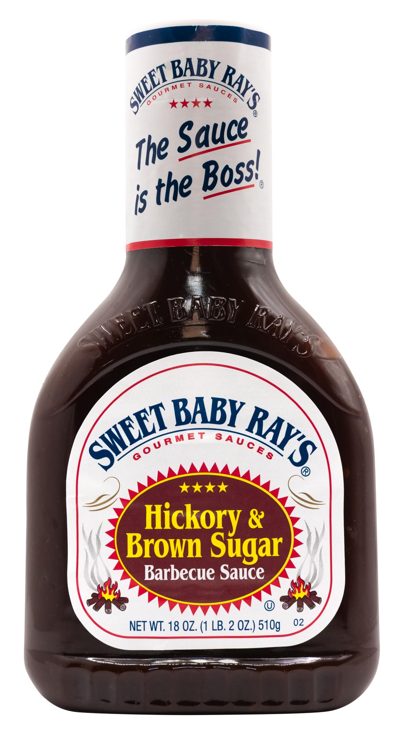 Sweet Baby Ray's Hickory & Brown Sugar BBQ Sauce - 510g Size | Contains Molasses & Smoke Flavouring 1