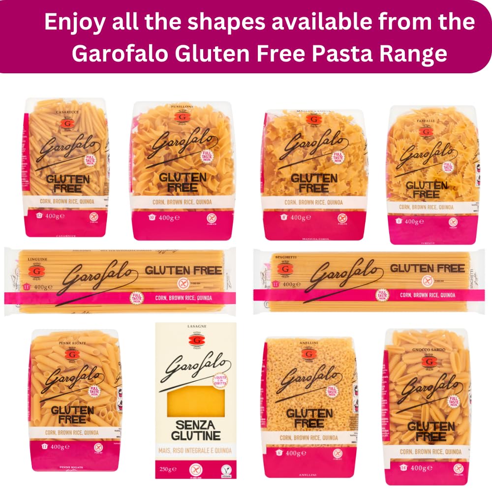 Garofalo Gluten Free Mafalda Corta Italian Dried Pasta, 400g 4