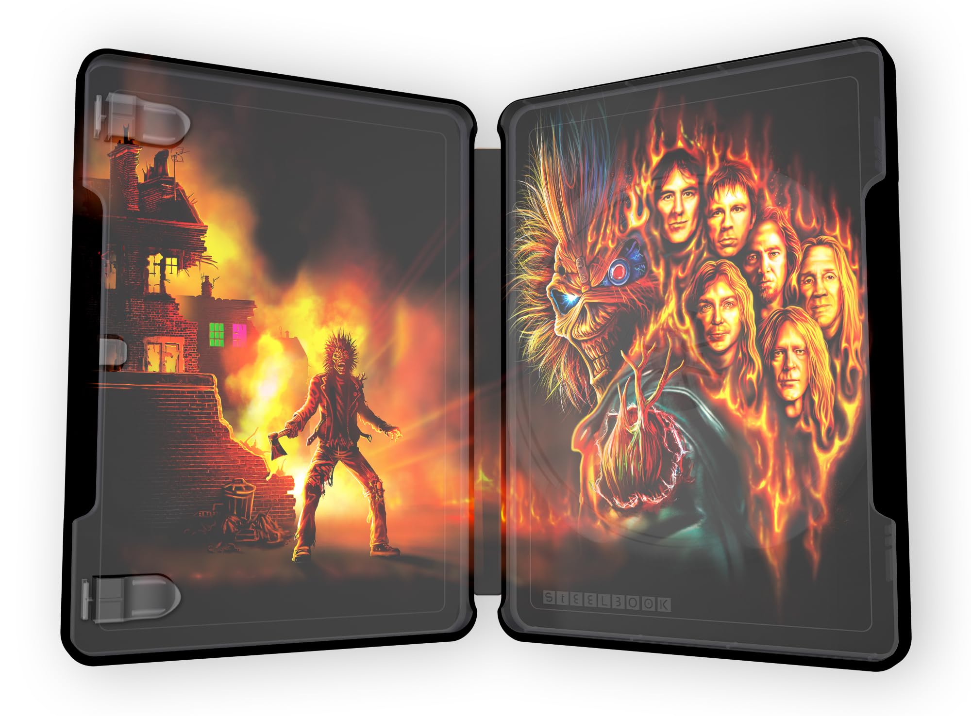 Iron Maiden: Burning Ambition [4K UHD & Blu-Ray] Limited Edition Steelbook