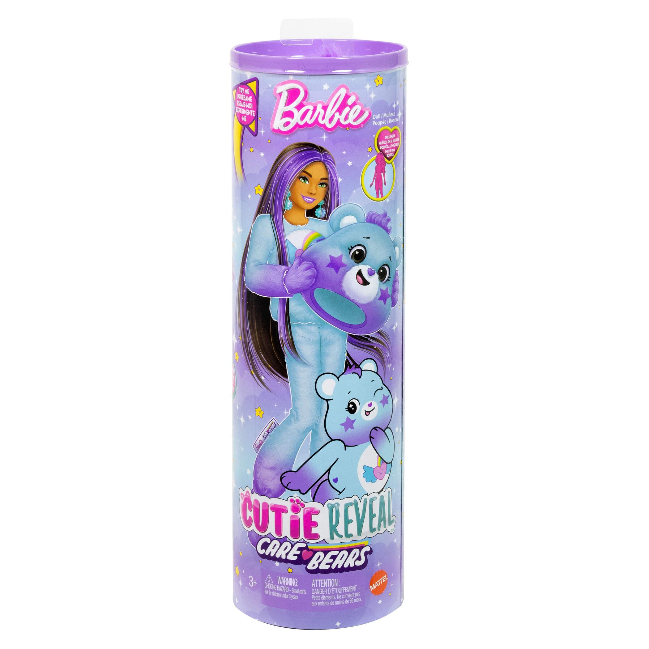 Barbie Cutie Reveal Care Bears Doll - Dream Bright Bear with 10 Surprises & Color Change | JFV61 5