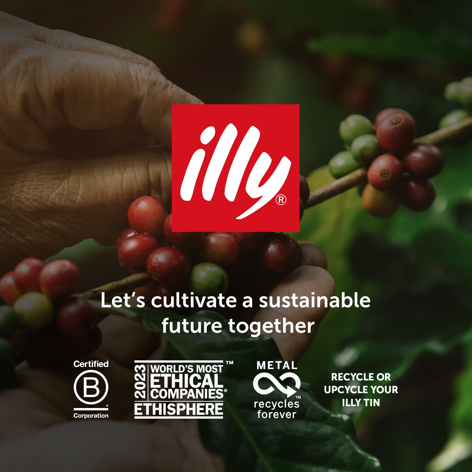 illy Decaf Instant Coffee Sachets - 20 Servings | 100% Arabica | Intensity 5/9 7