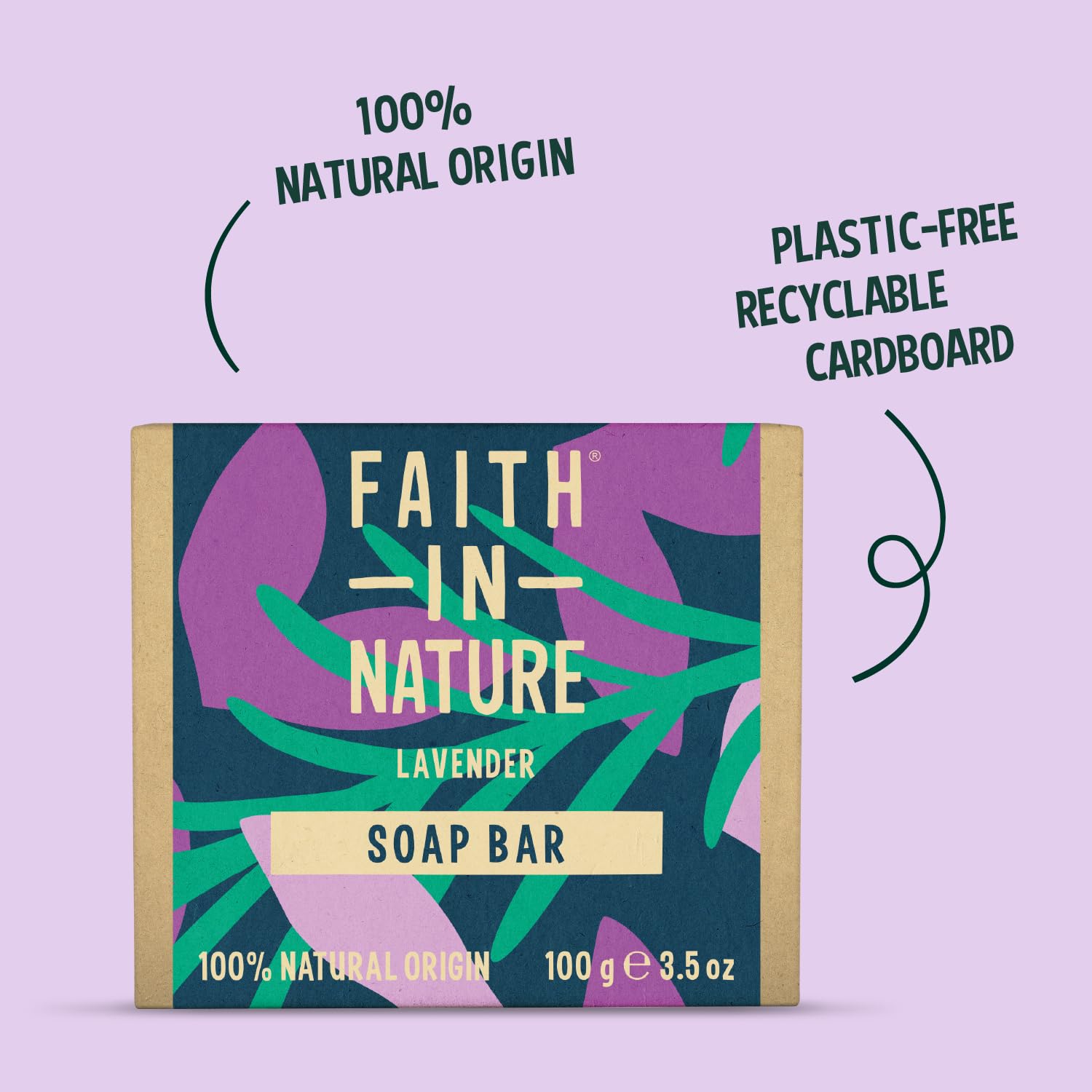 Faith in Nature - Lavender Hand Soap Bar (100g) 7